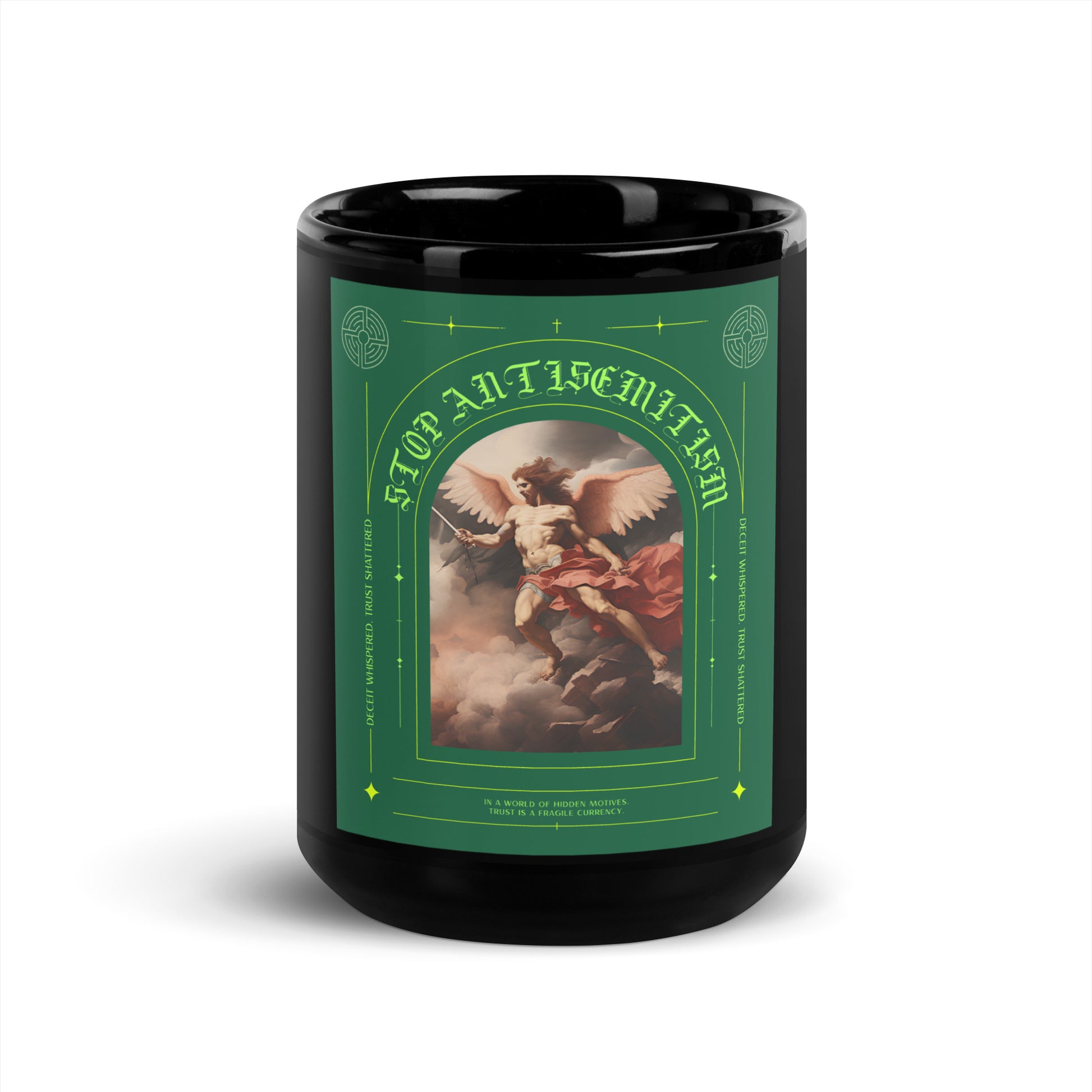 All In For Jews | Black Glossy Mug