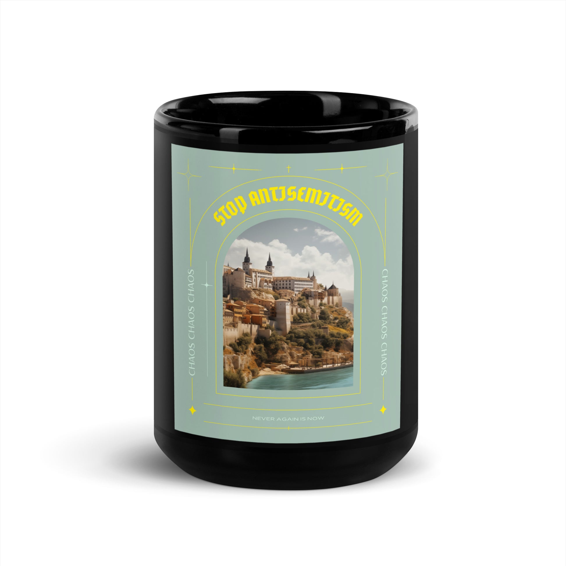 All In For Jews | Black Glossy Mug Jouparty