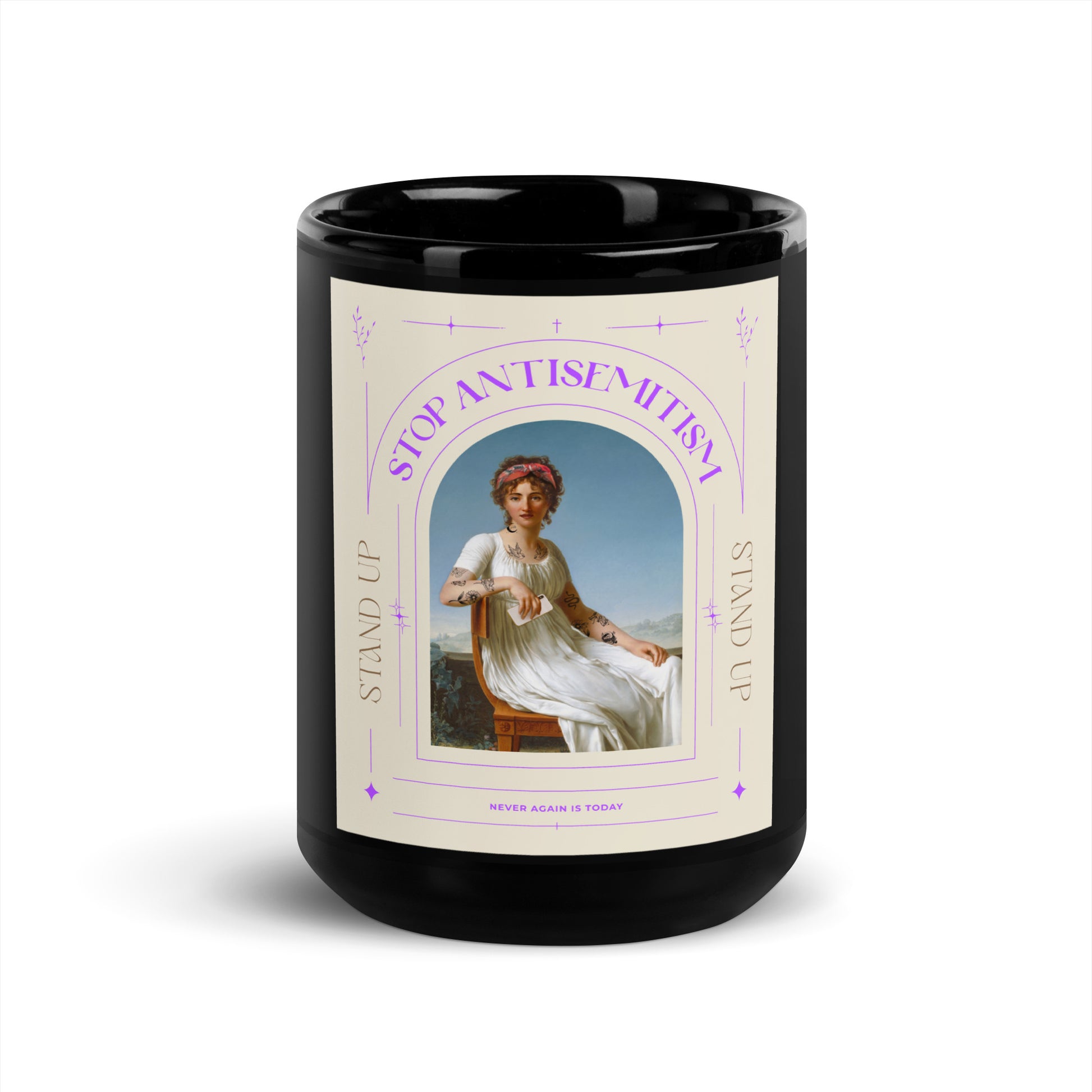 All In For Jews | Black Glossy Mug Jouparty