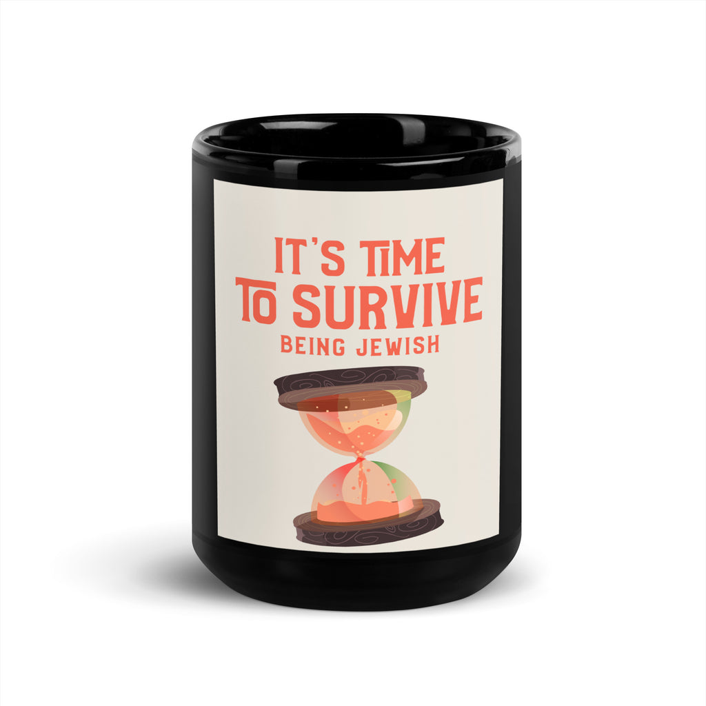 All In For Jews | Black Glossy Mug Jouparty