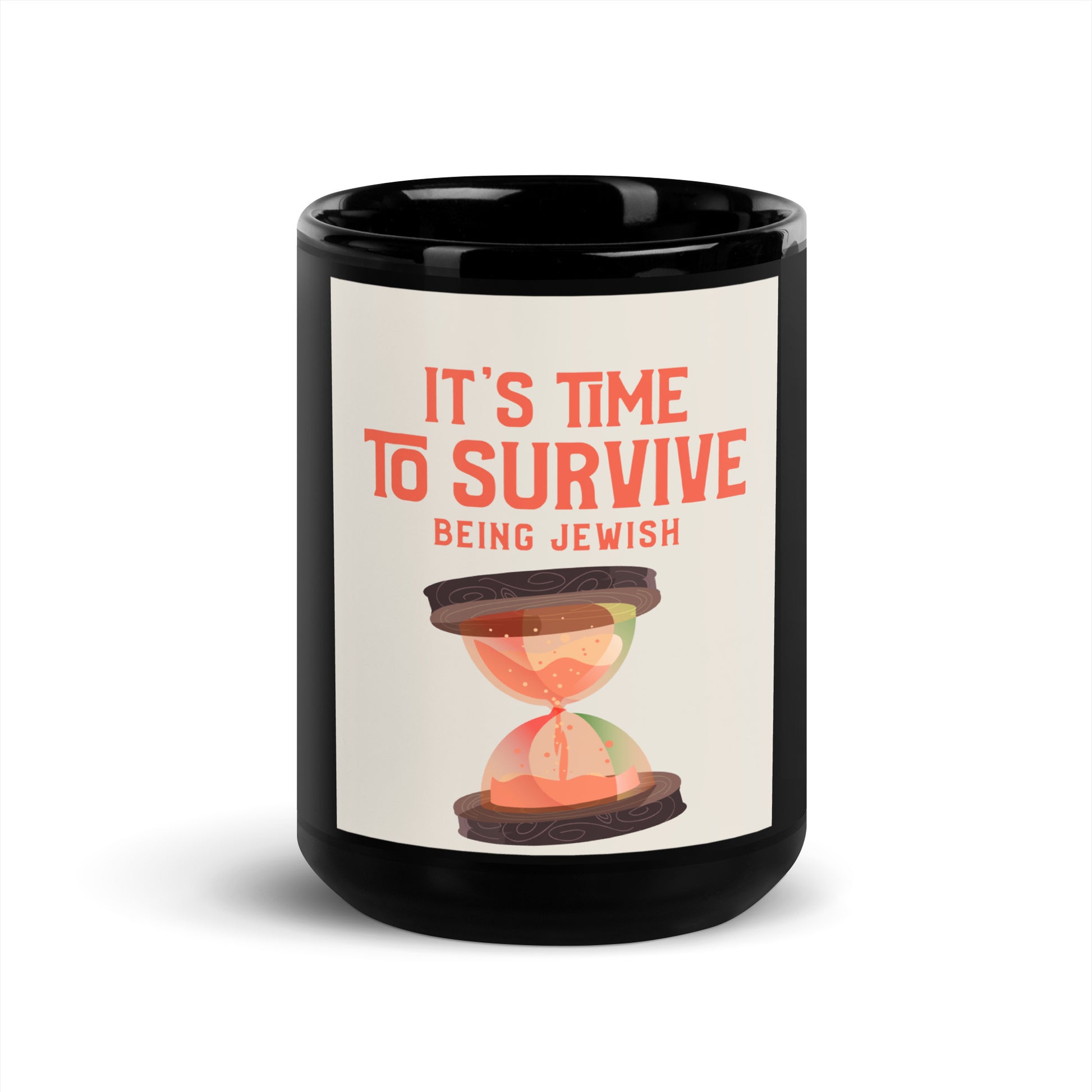 All In For Jews | Black Glossy Mug Jouparty