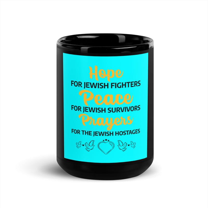 All In For Jews | Black Glossy Mug