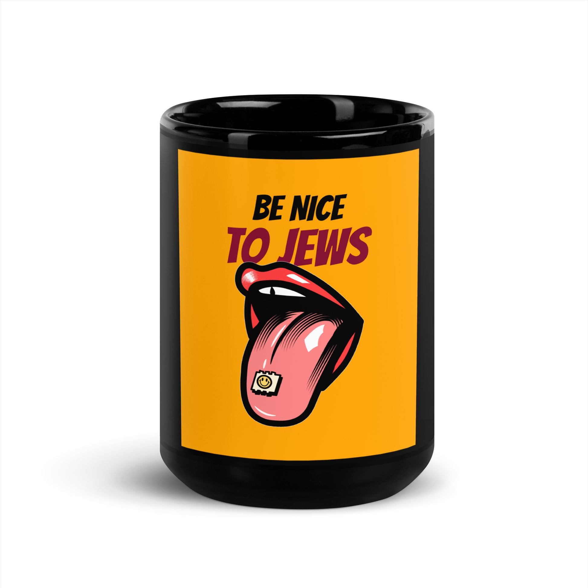 All In For Jews | Black Glossy Mug Jouparty