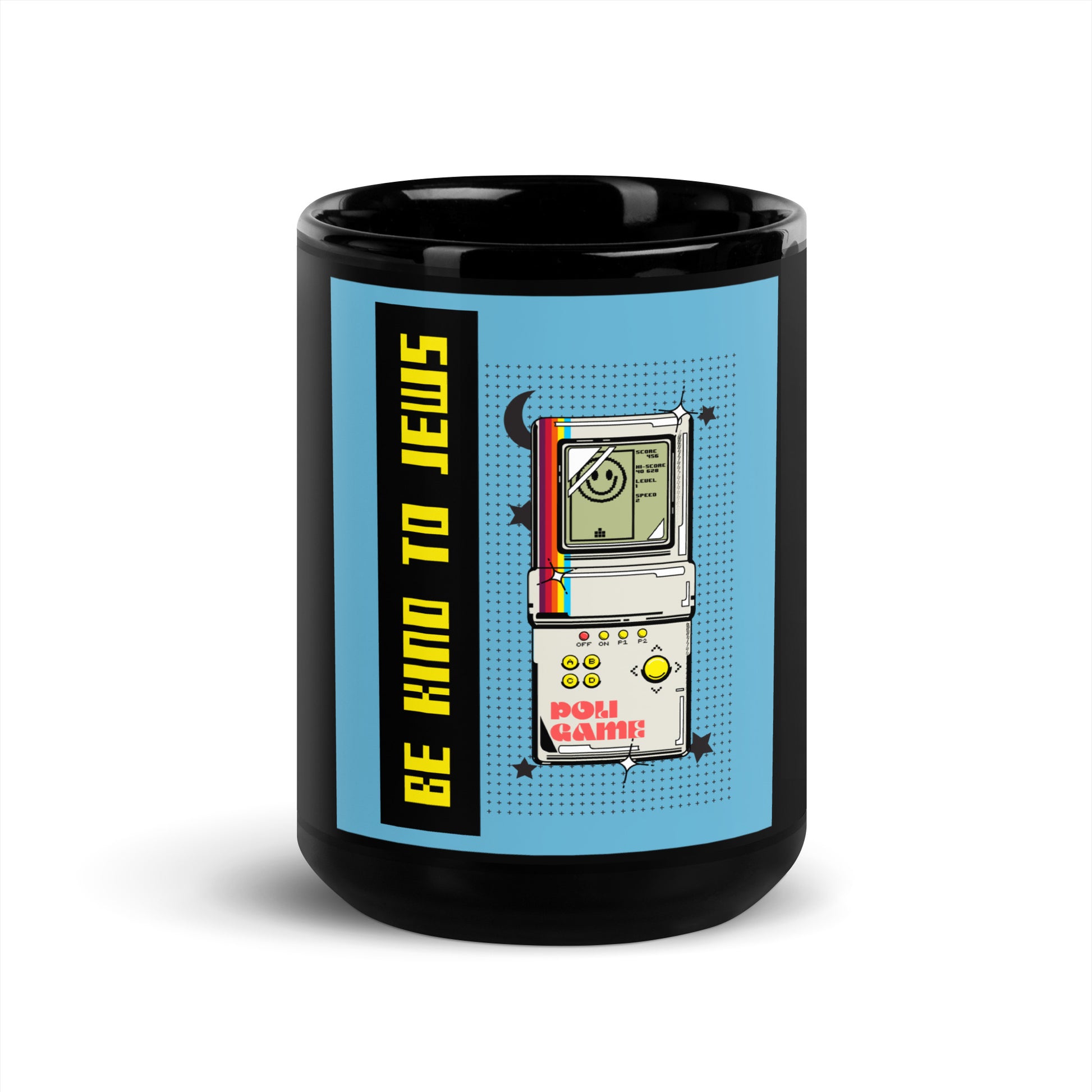 All In For Jews | Black Glossy Mug Jouparty