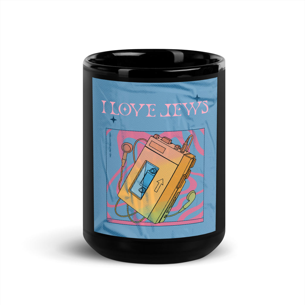 All In For Jews | Black Glossy Mug Jouparty