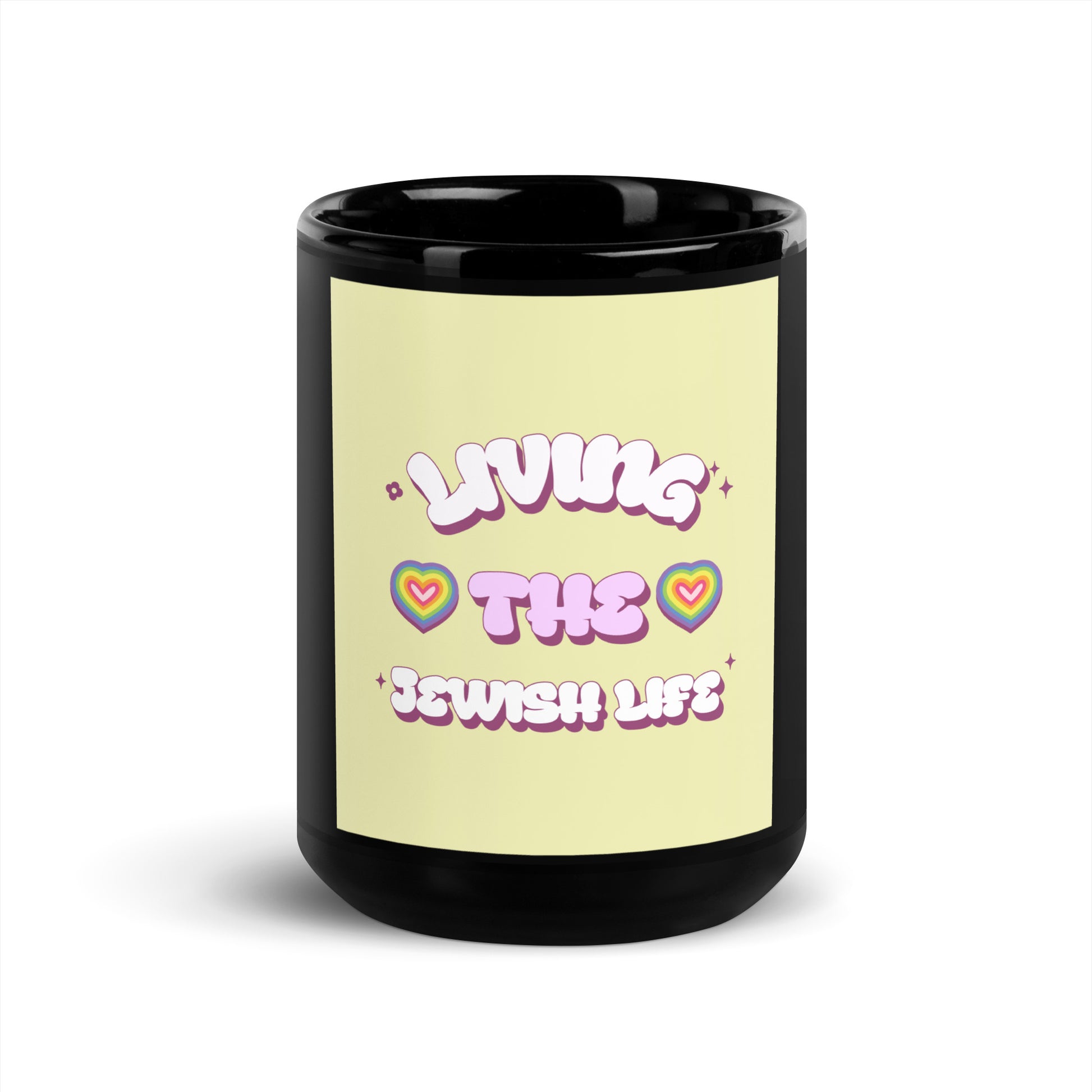 All In For Jews | Black Glossy Mug