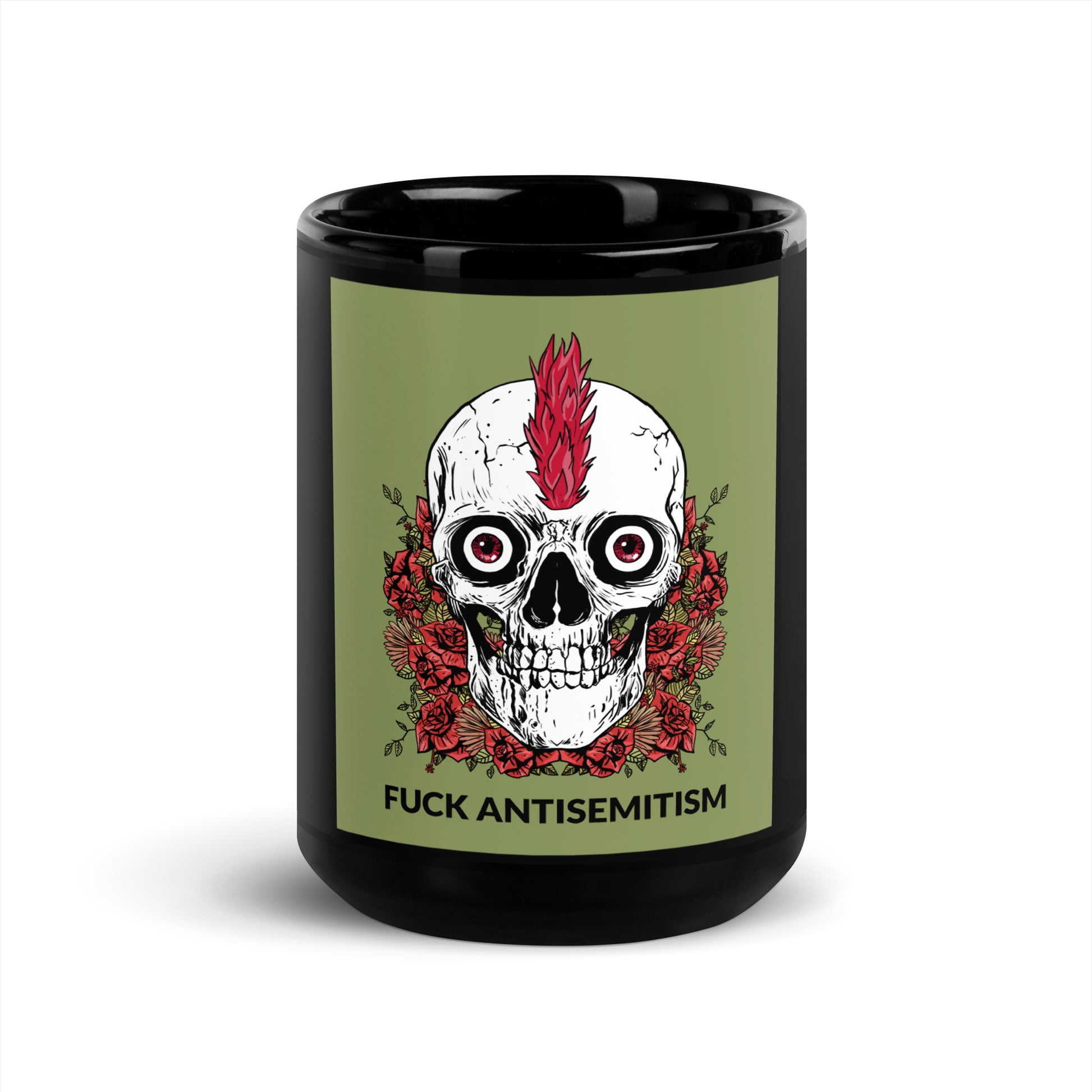 All In For Jews | Black Glossy Mug Jouparty