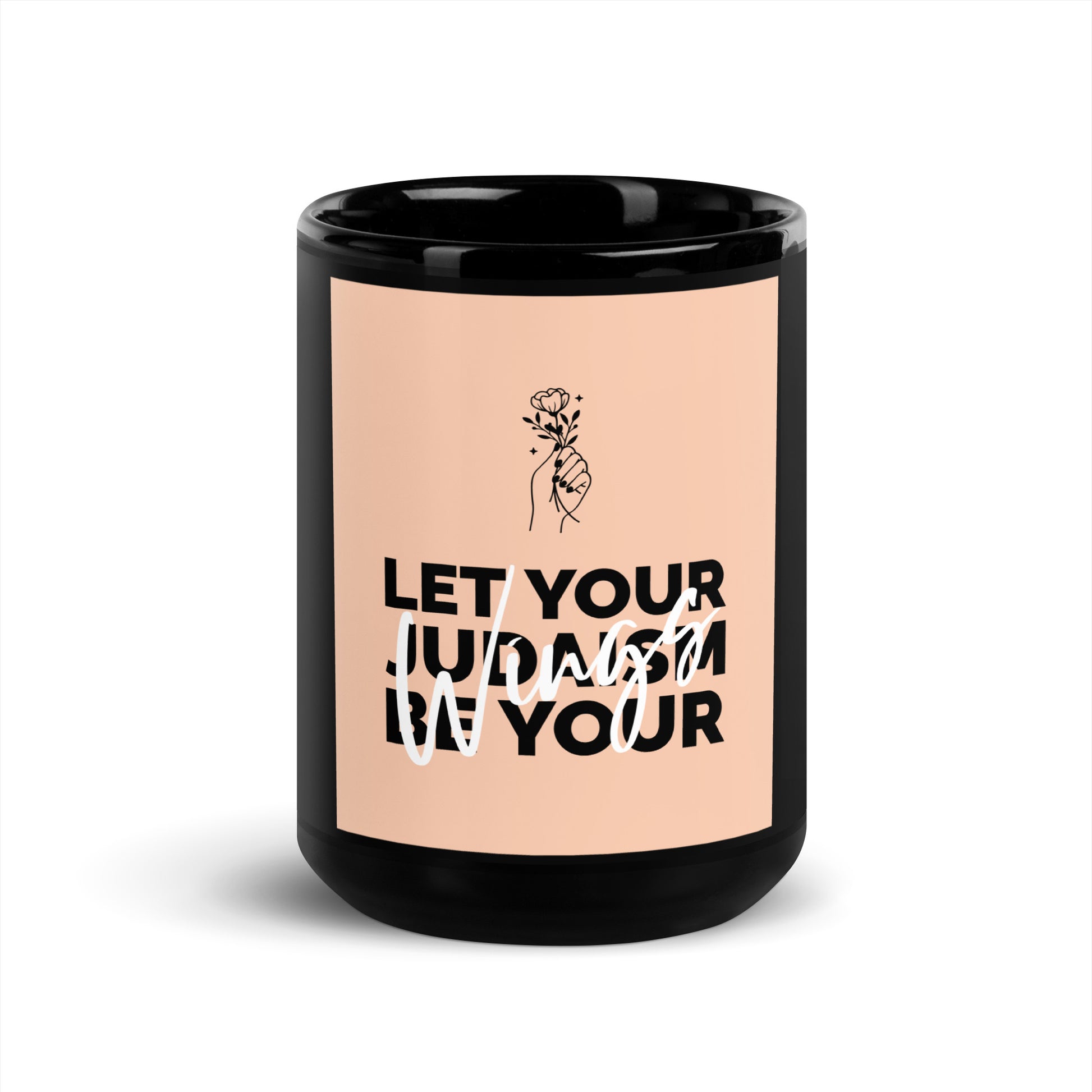 All In For Jews | Black Glossy Mug Jouparty