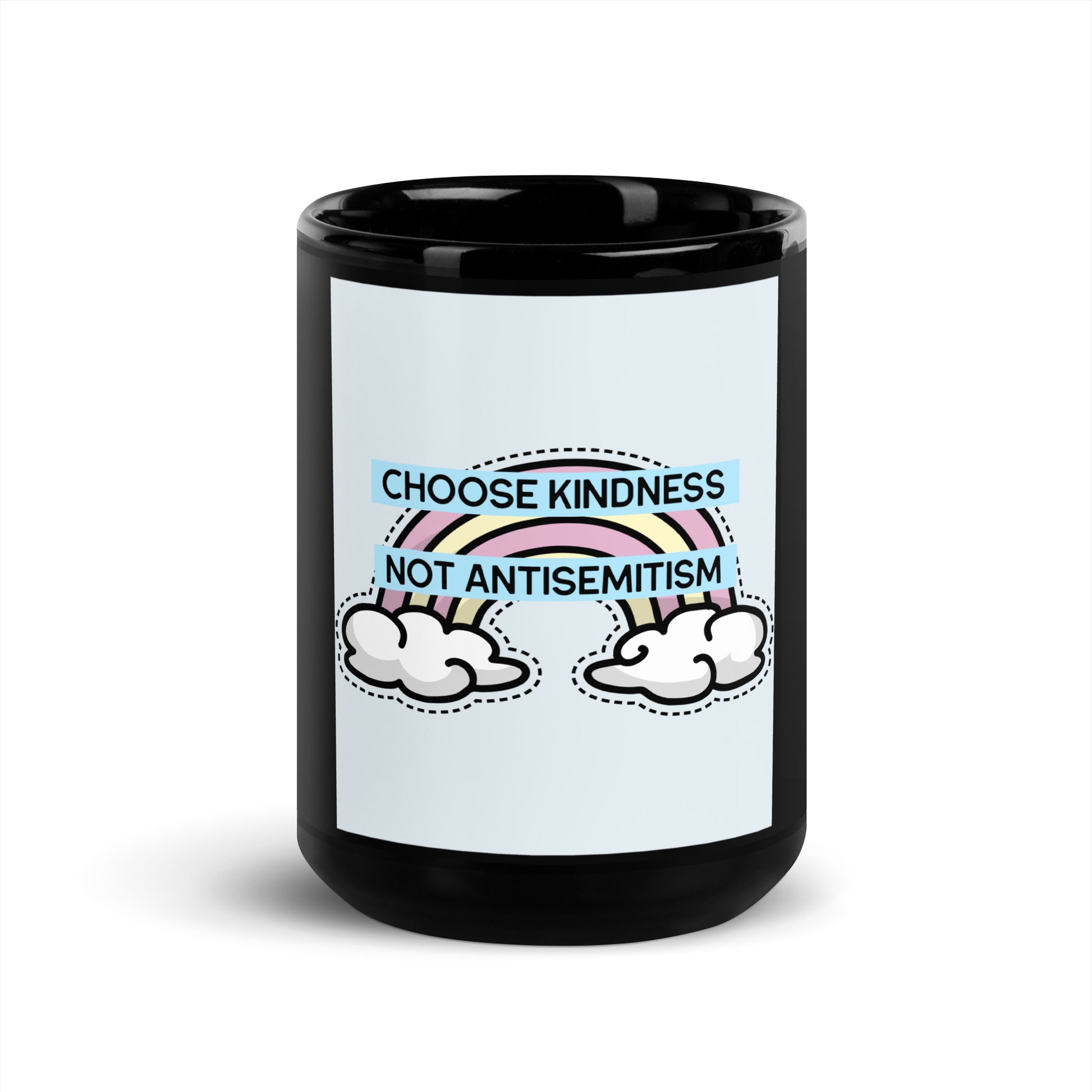 All In For Jews | Black Glossy Mug Jouparty