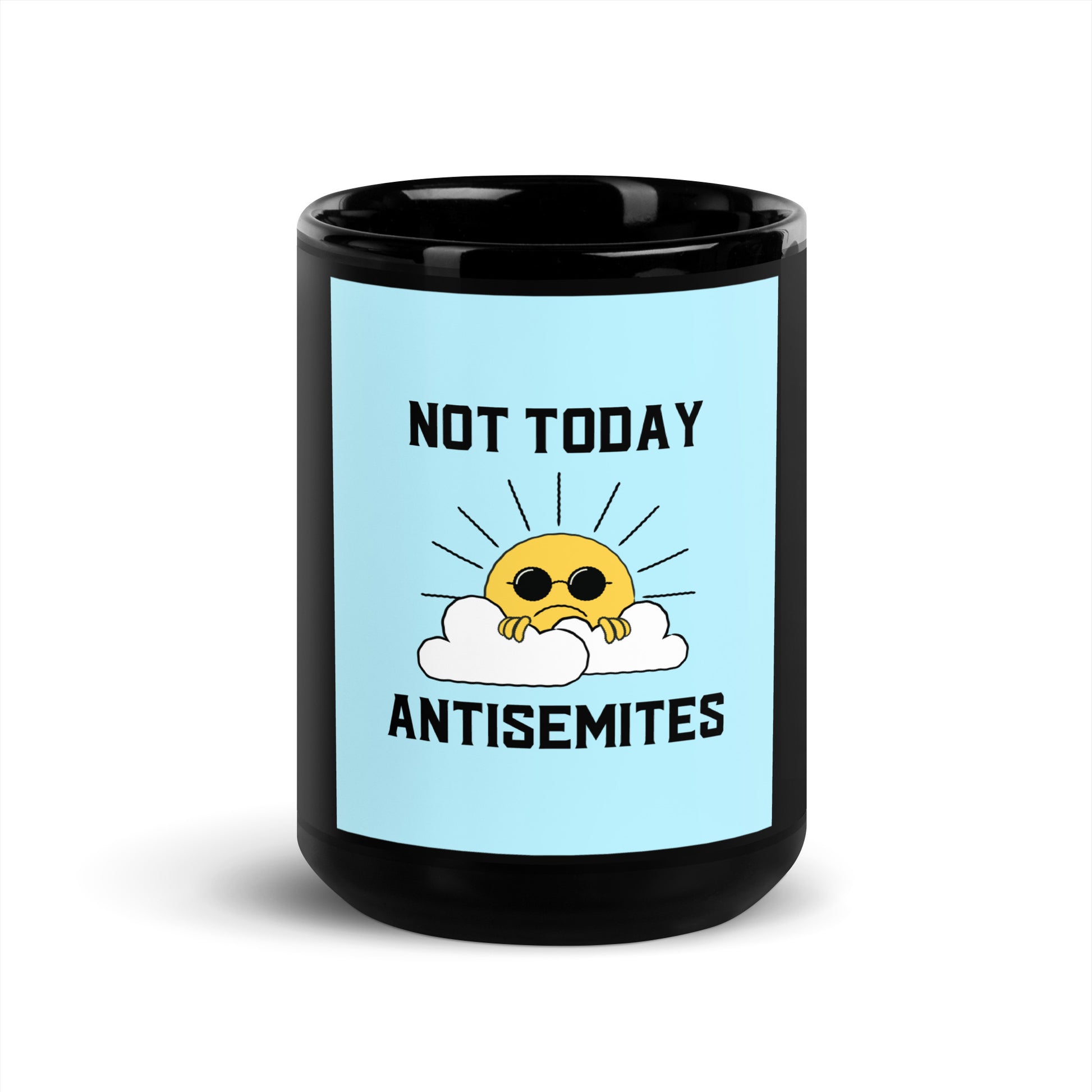 All In For Jews | Black Glossy Mug Jouparty