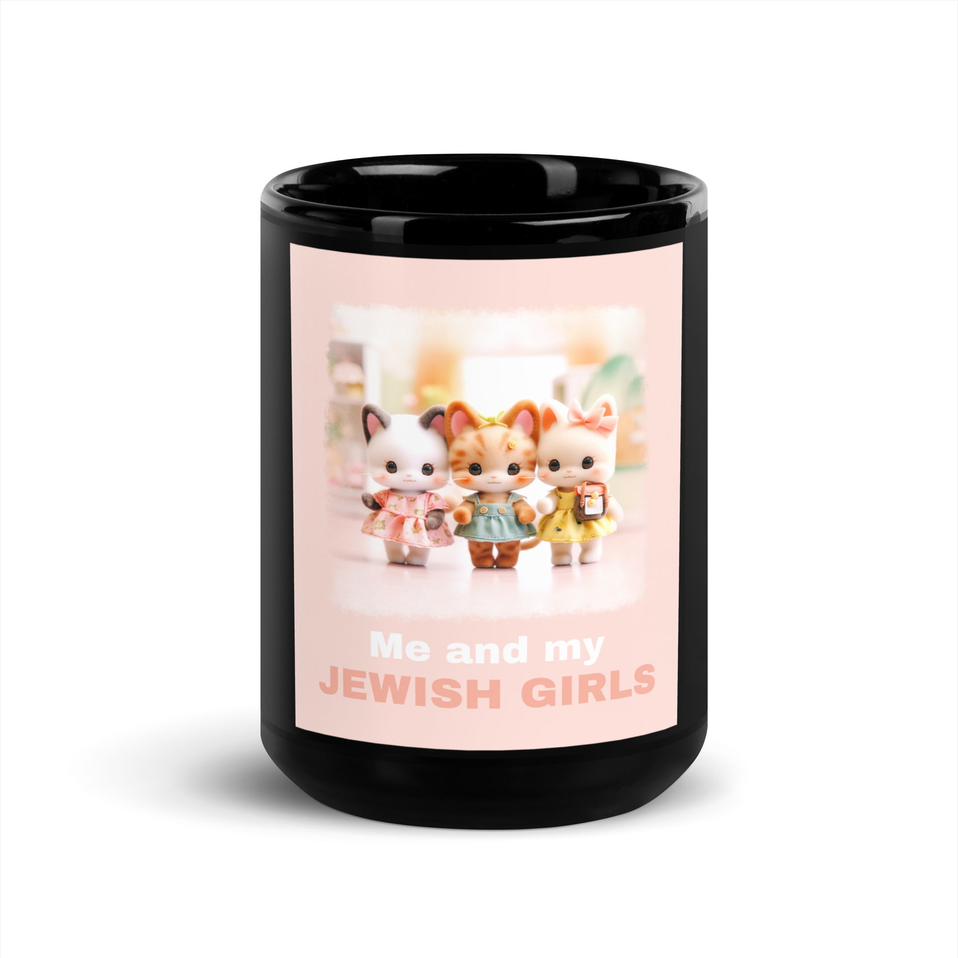 All In For Jews | Black Glossy Mug Jouparty