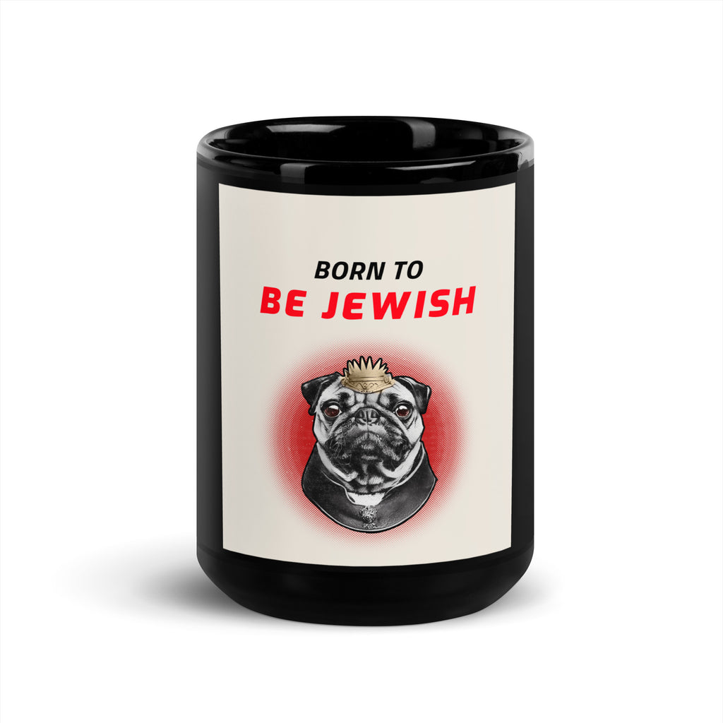 All In For Jews | Black Glossy Mug Jouparty