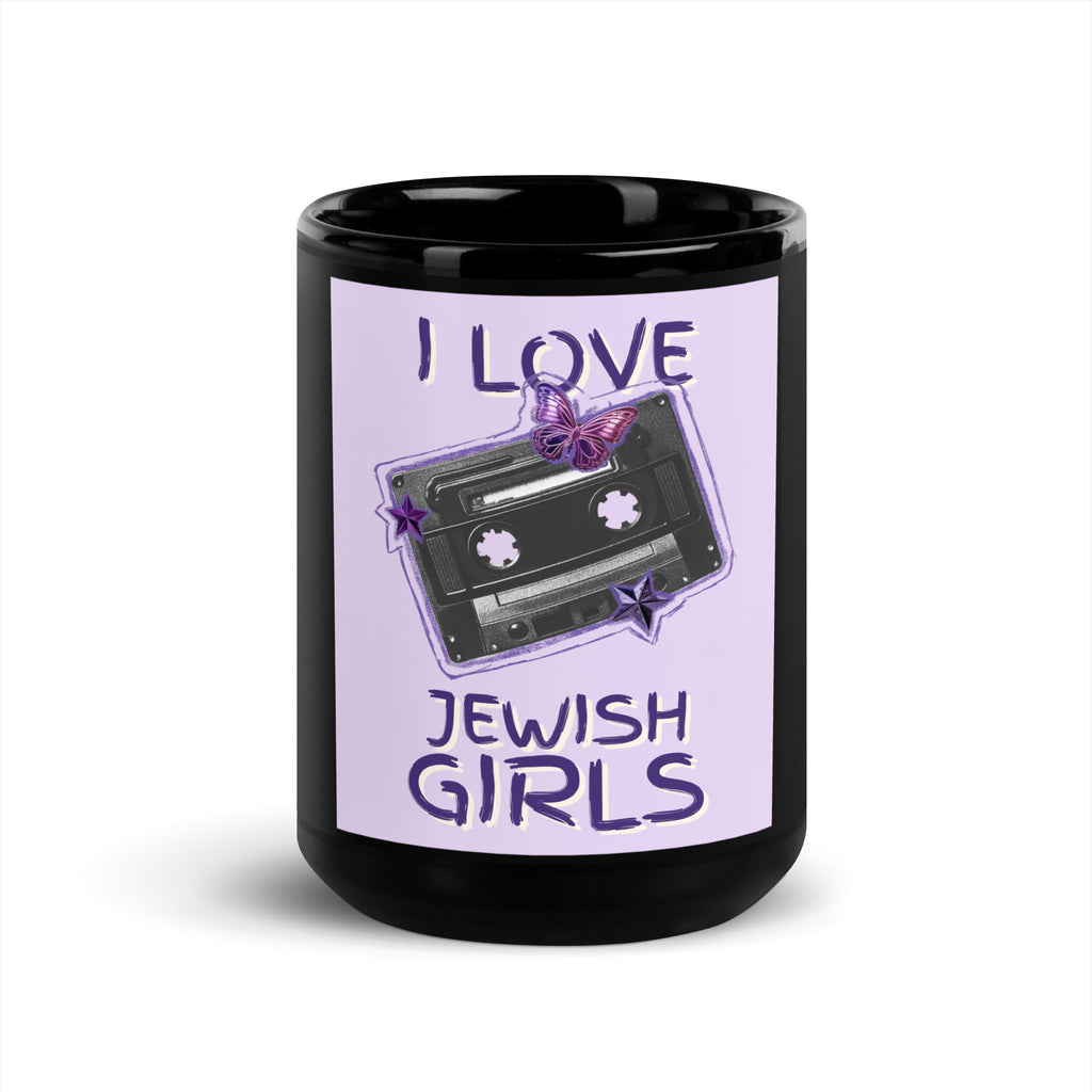 All In For Jews | Black Glossy Mug Jouparty
