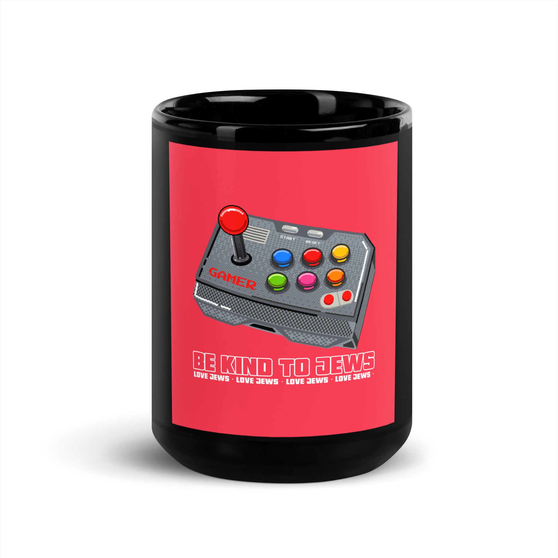 All In For Jews | Black Glossy Mug Jouparty