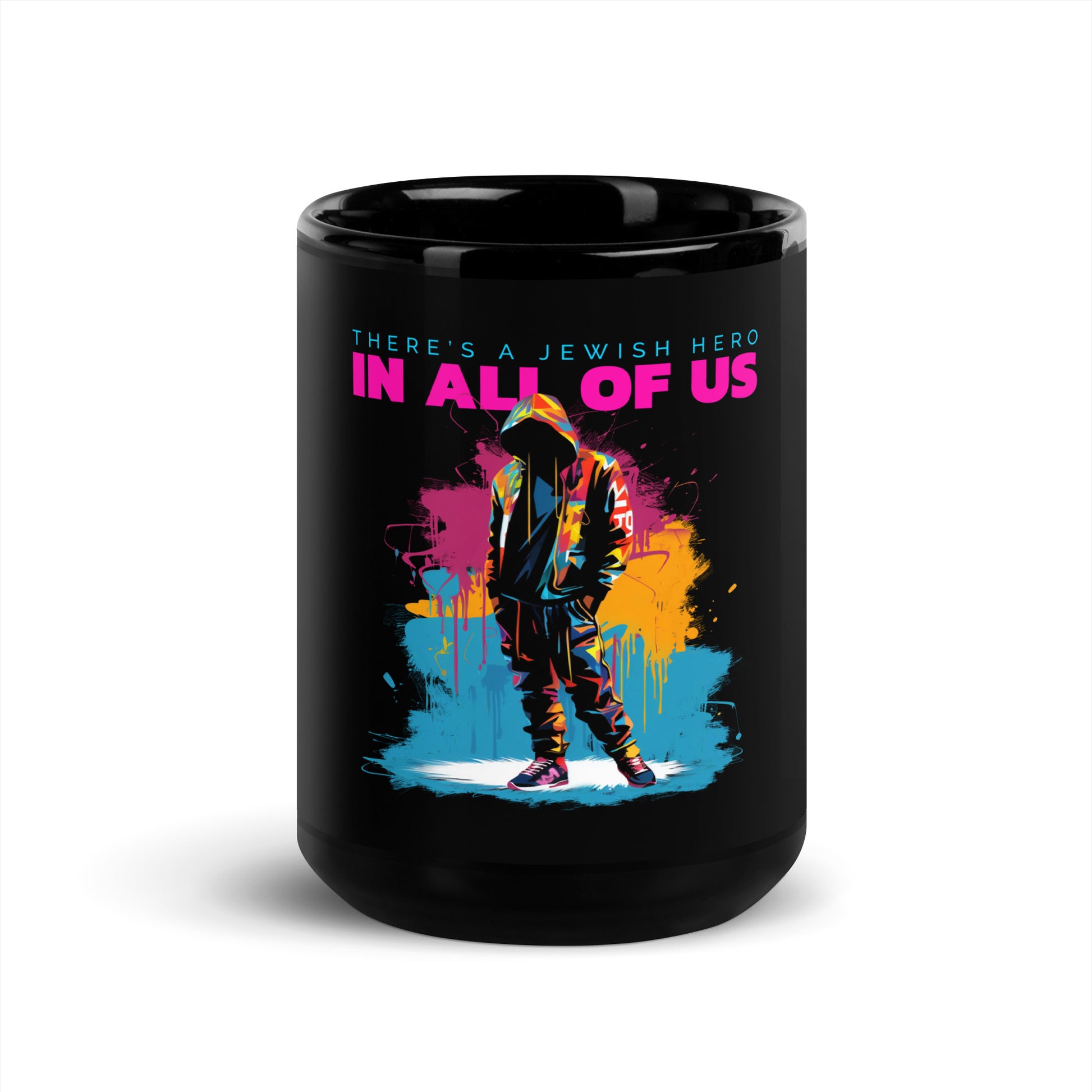 All In For Jews | Black Glossy Mug Jouparty