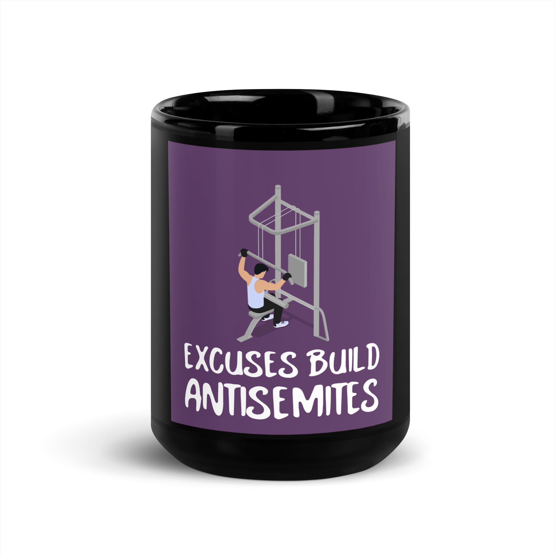 All In For Jews | Black Glossy Mug Jouparty