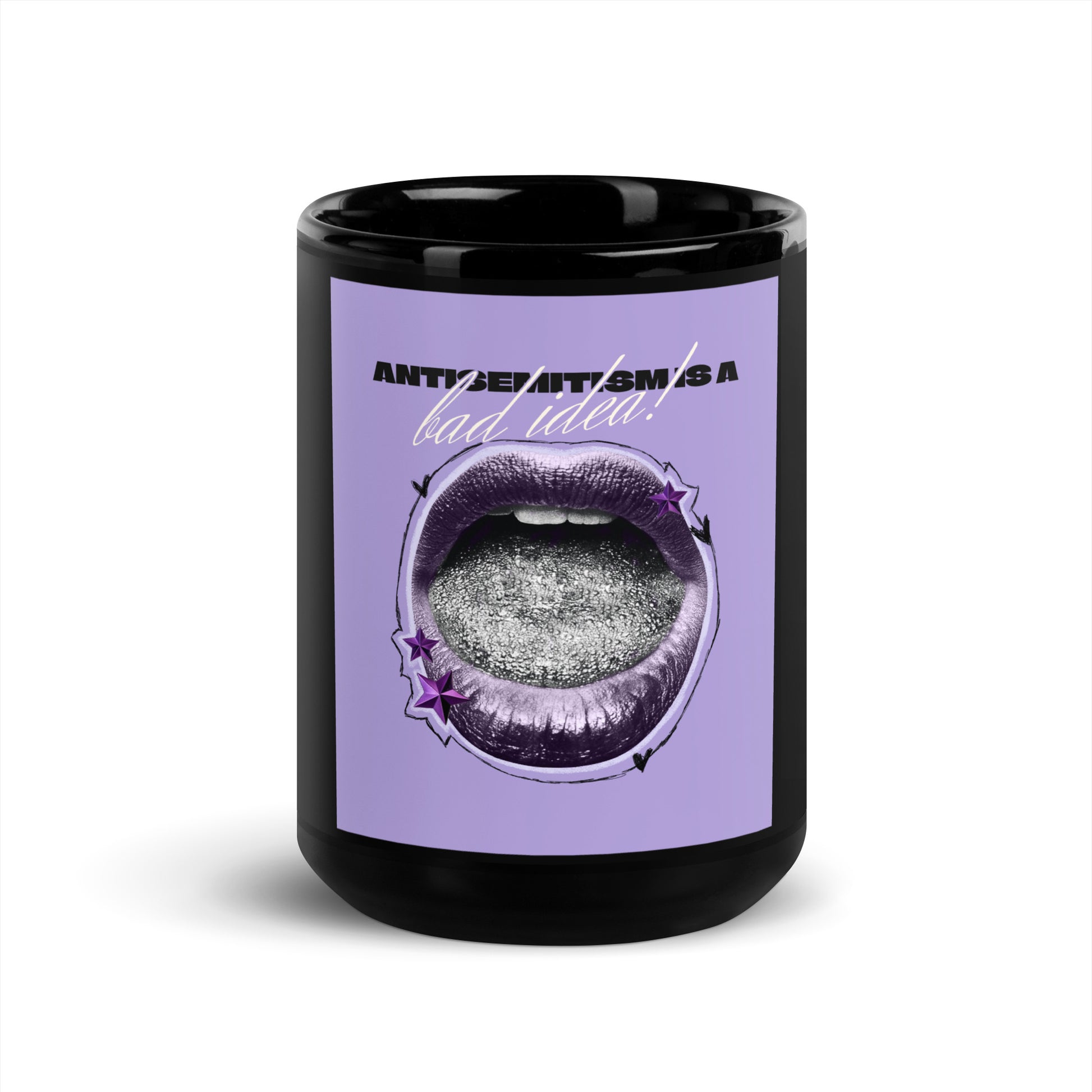 All In For Jews | Black Glossy Mug Jouparty