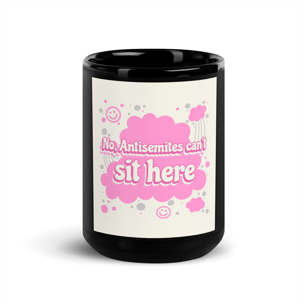Jewish Pink Era | Black Glossy Mug Jouparty