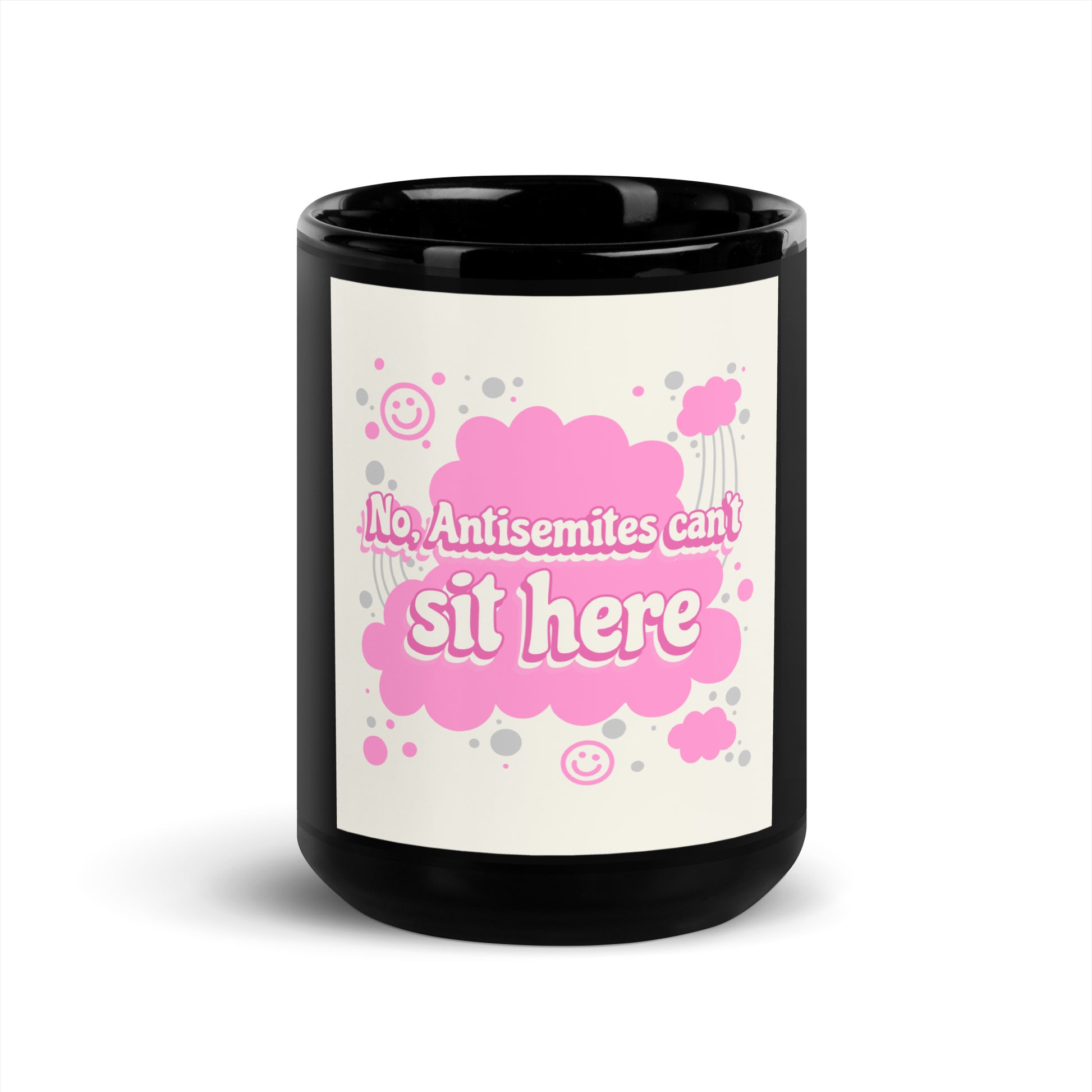 Jewish Pink Era | Black Glossy Mug