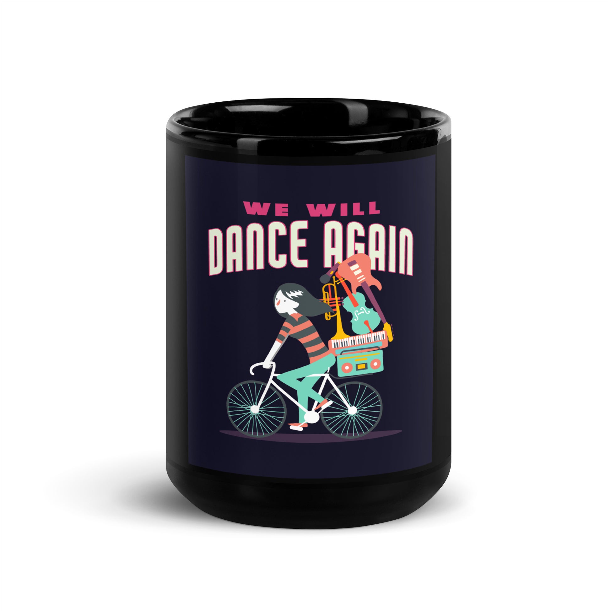 We Will Dance Again | Black Glossy Mug