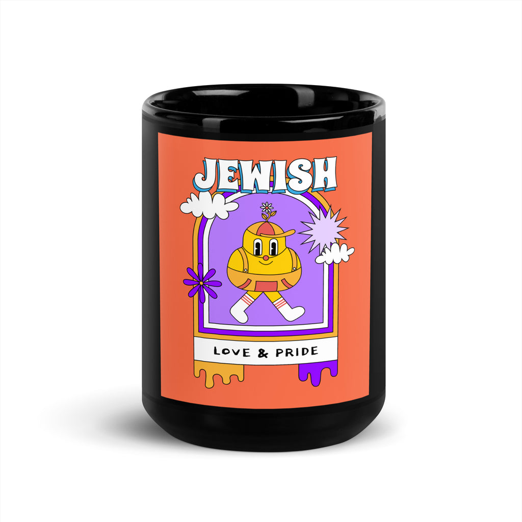 All In For Jews | Black Glossy Mug