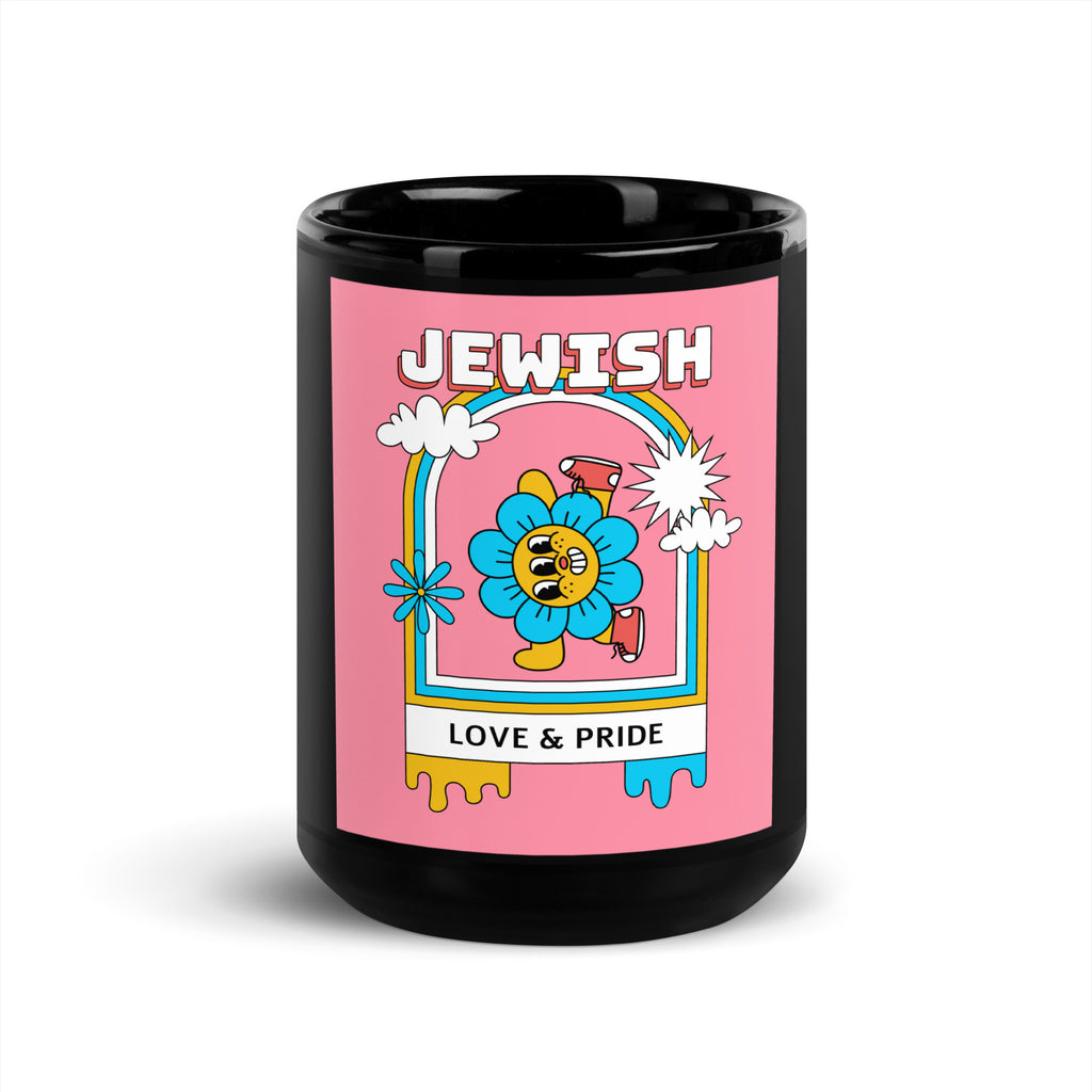 All In For Jews | Black Glossy Mug