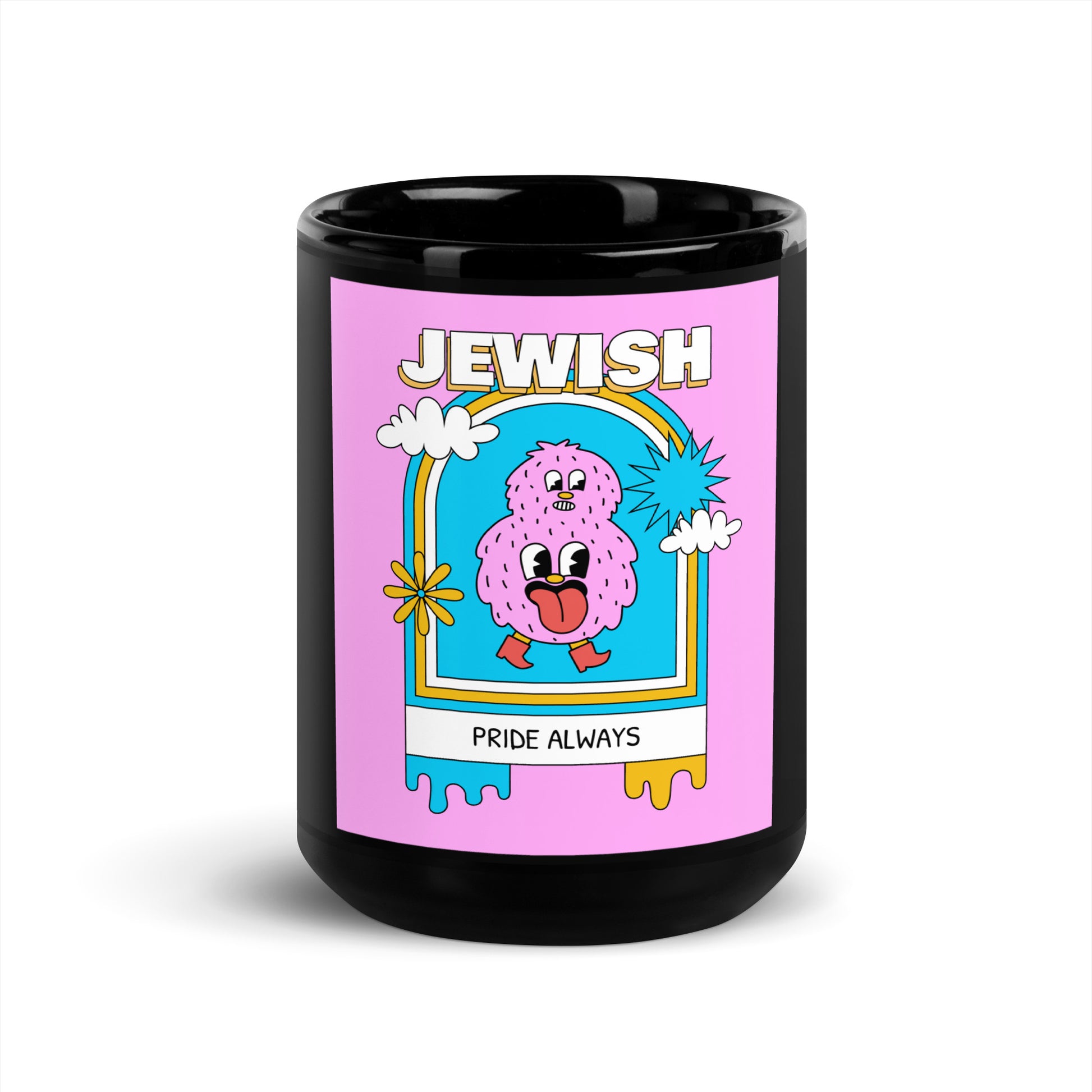 All In For Jews | Black Glossy Mug