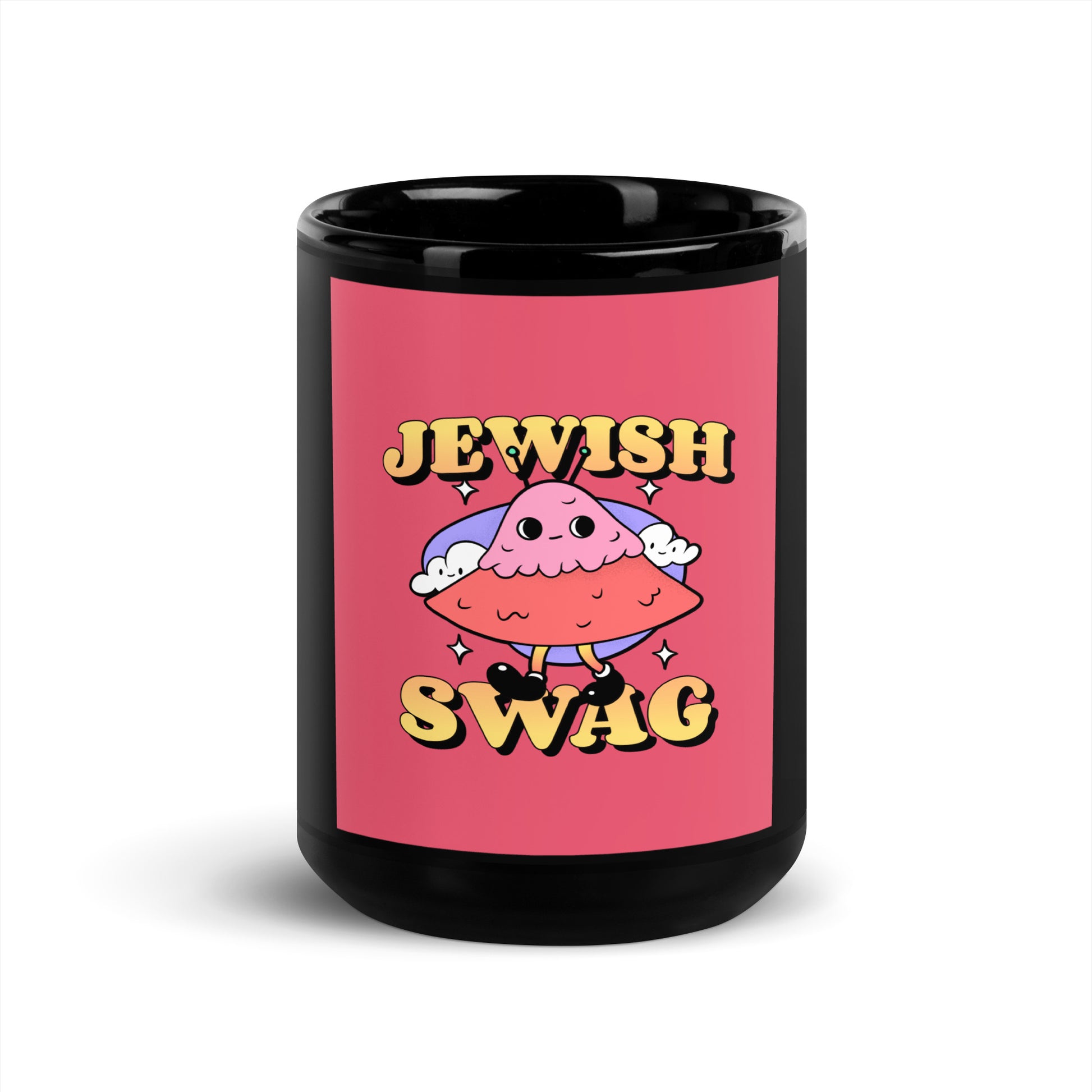 All In For Jews | Black Glossy Mug