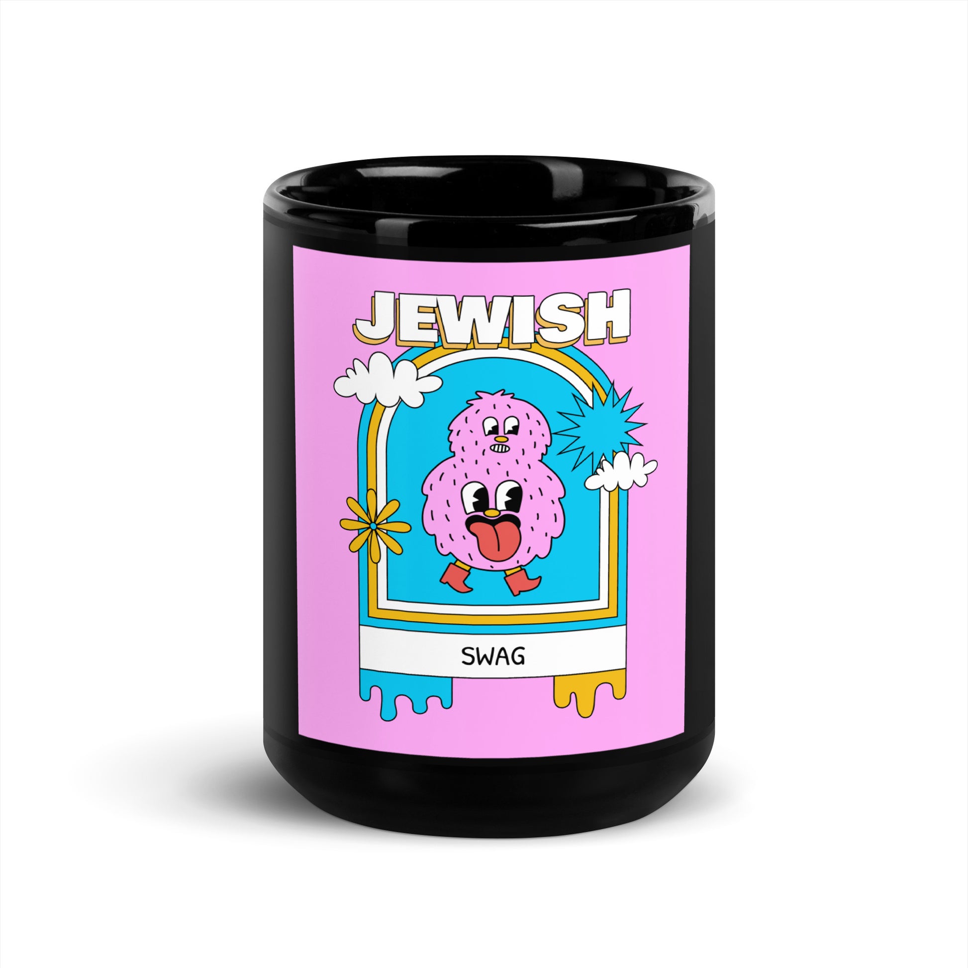All In For Jews | Black Glossy Mug