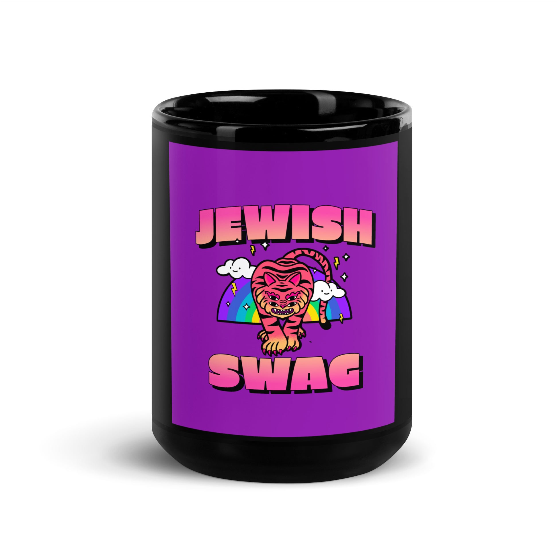 All In For Jews | Black Glossy Mug