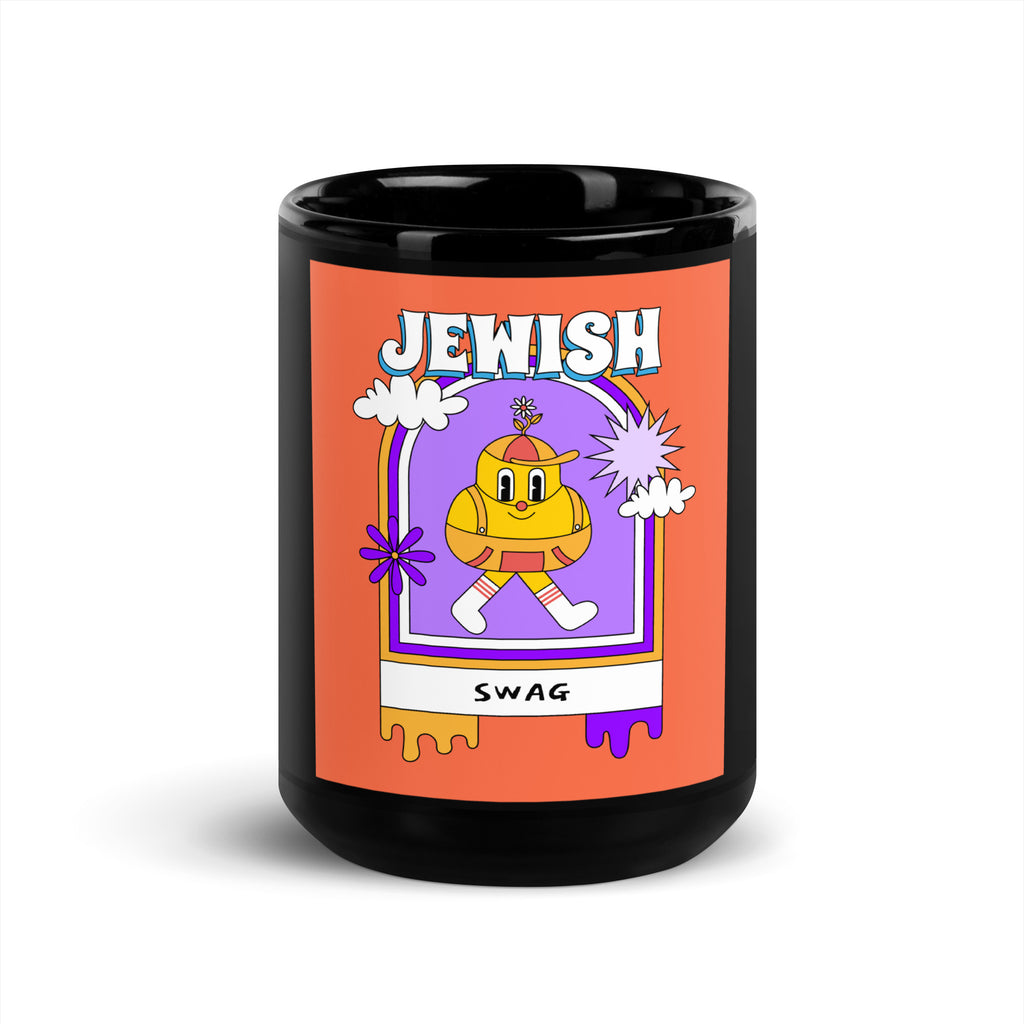 All In For Jews | Black Glossy Mug