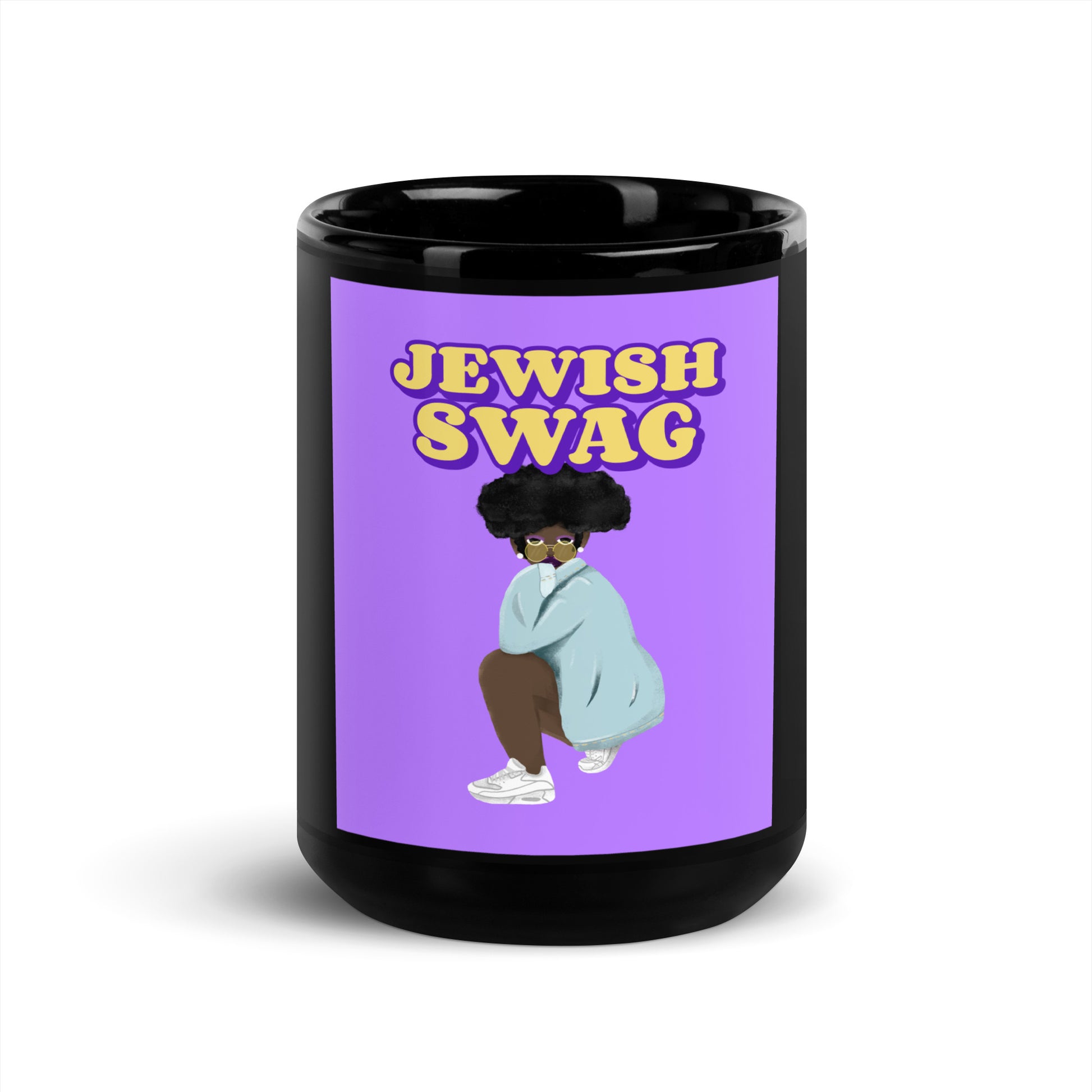 All In For Jews | Black Glossy Mug