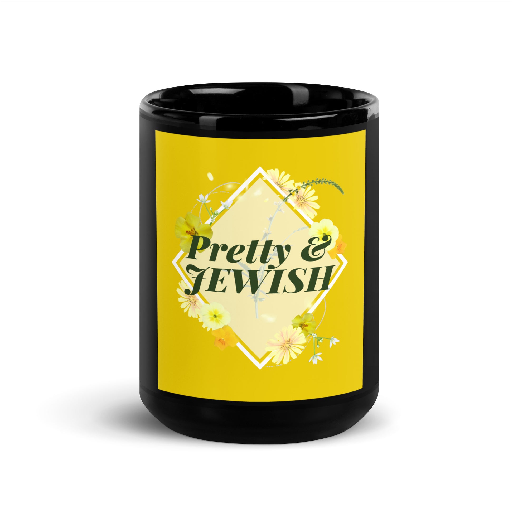 All In For Jews | Black Glossy Mug