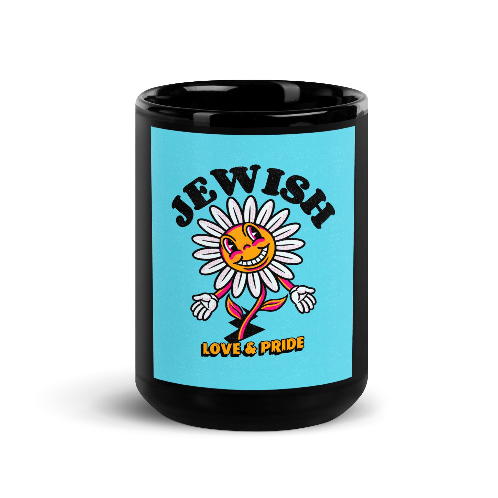 All In For Jews | Black Glossy Mug