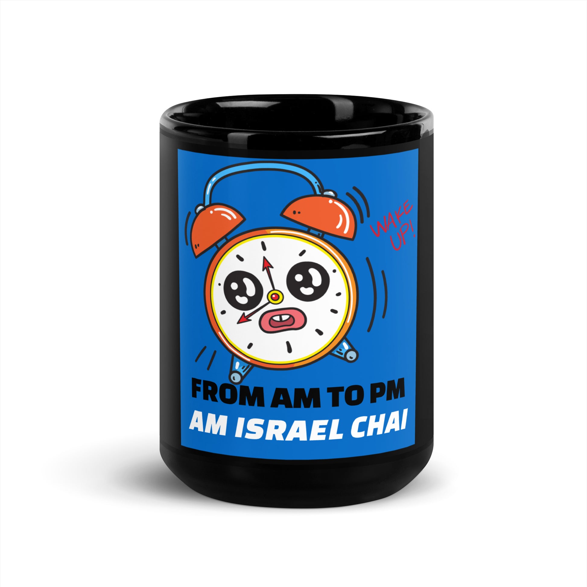 AM To PM | Black Glossy Mug