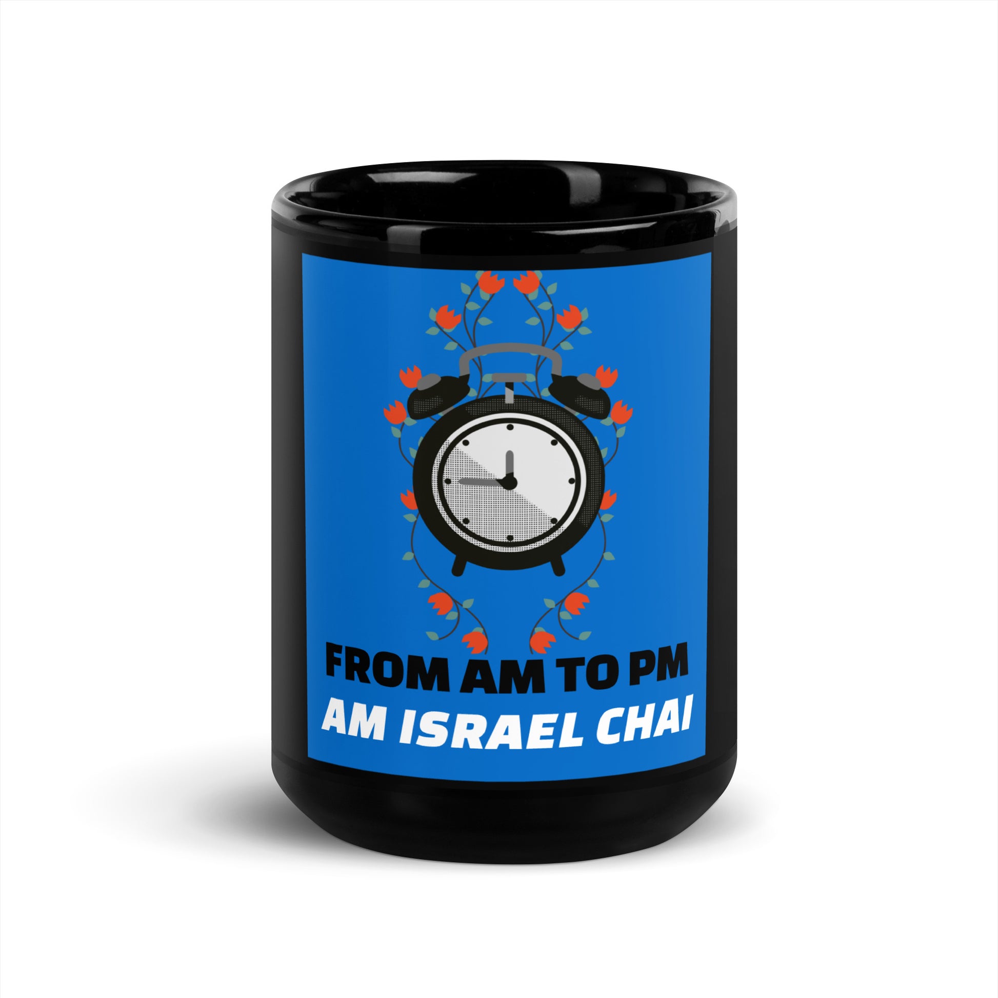 AM To PM | Black Glossy Mug