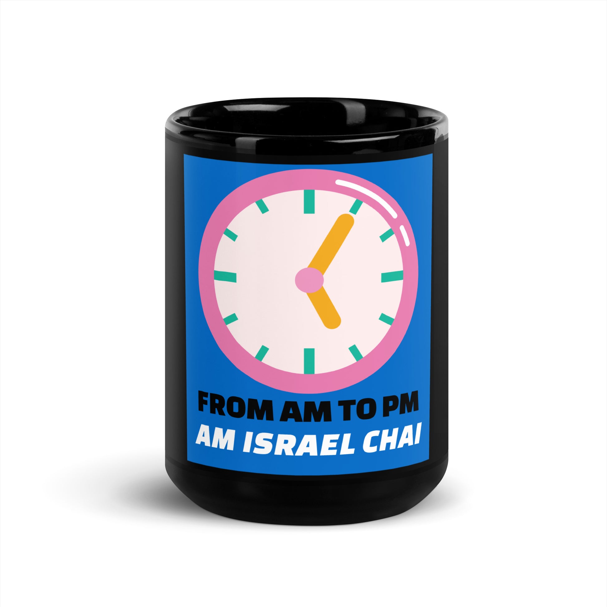 AM To PM | Black Glossy Mug