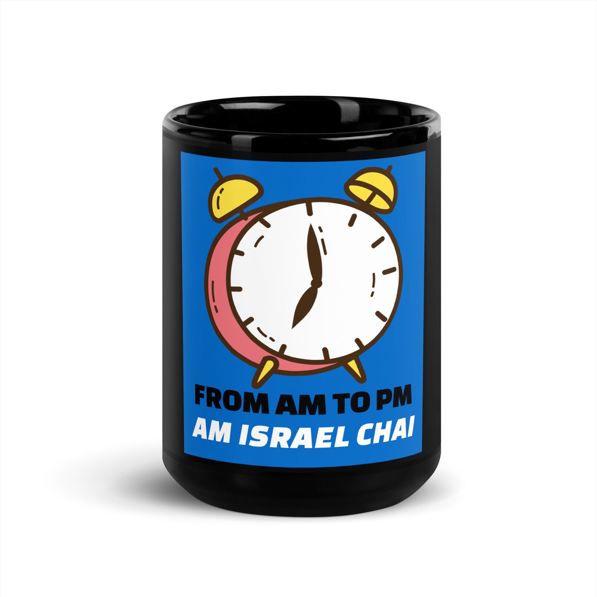 AM To PM | Black Glossy Mug