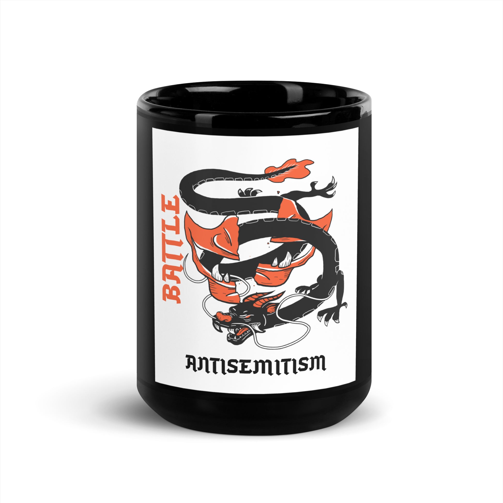Dragon Adventure | Black Glossy Mug