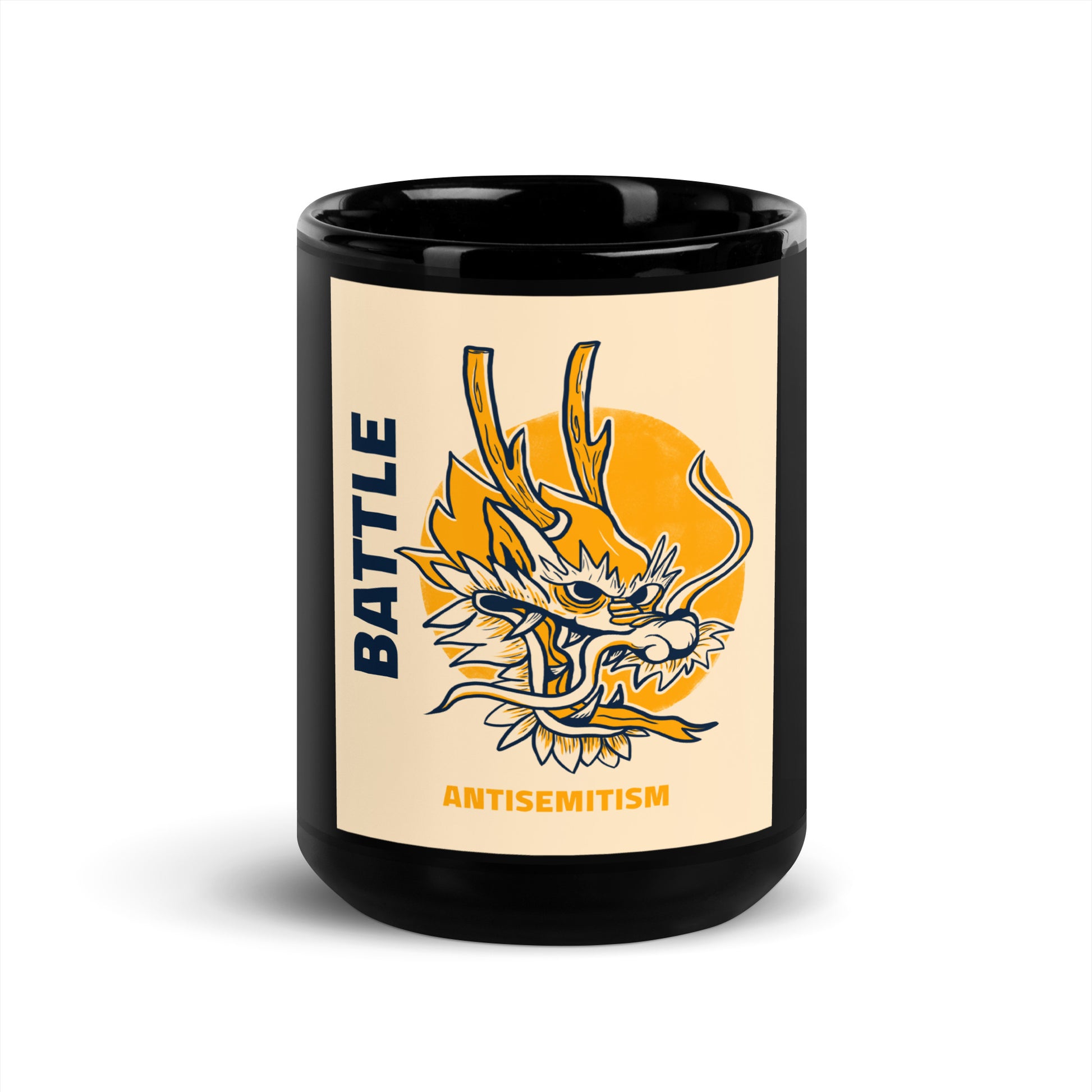 Dragon Adventure | Black Glossy Mug