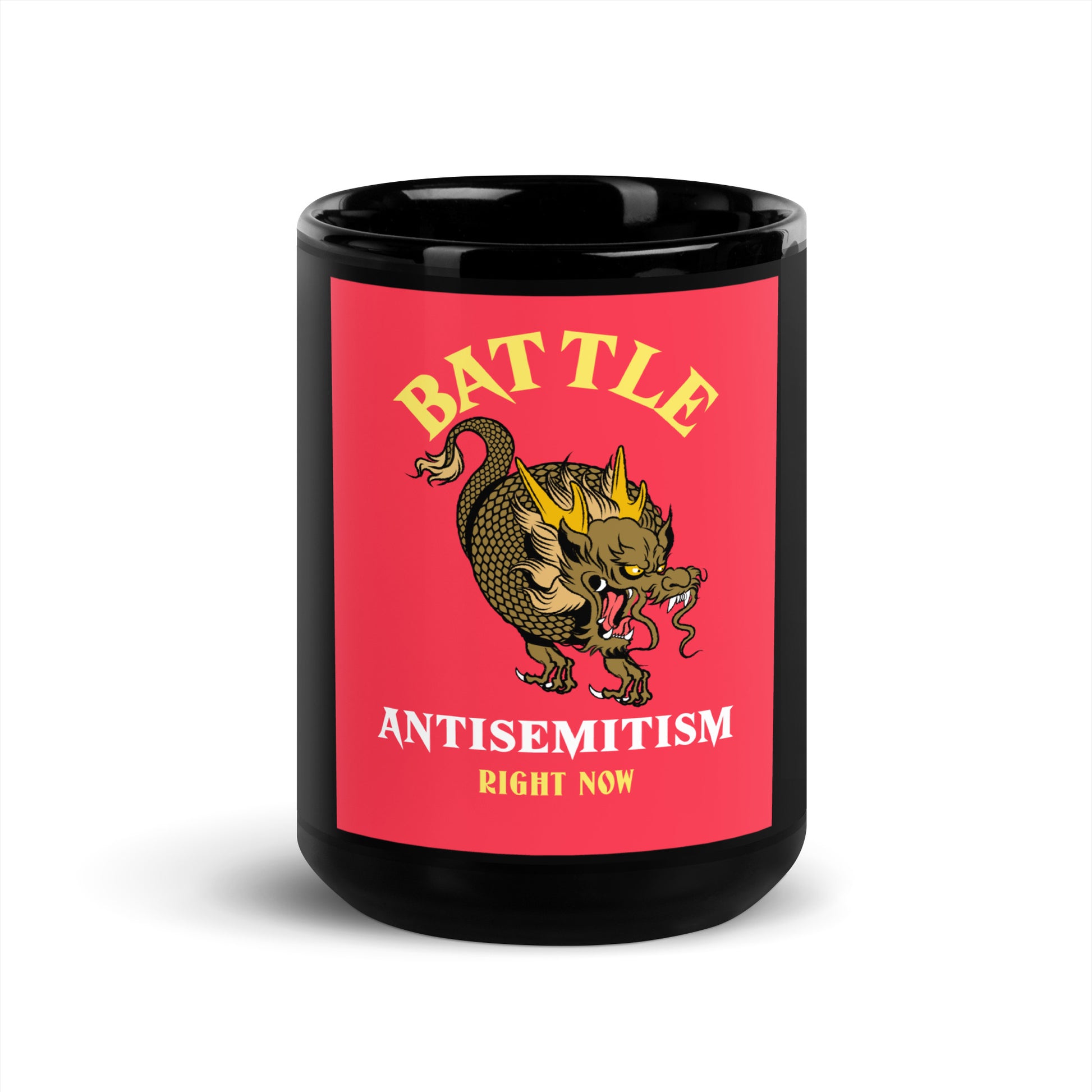 Dragon Adventure | Black Glossy Mug