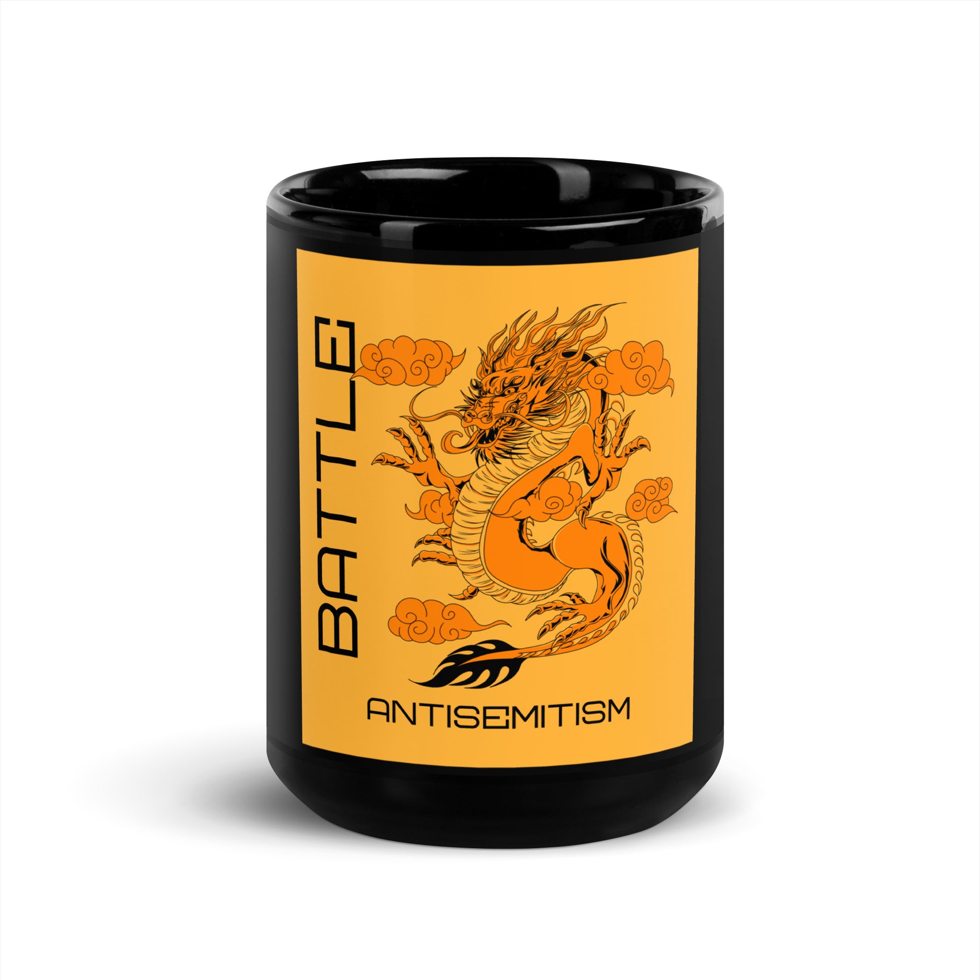 Dragon Adventure | Black Glossy Mug