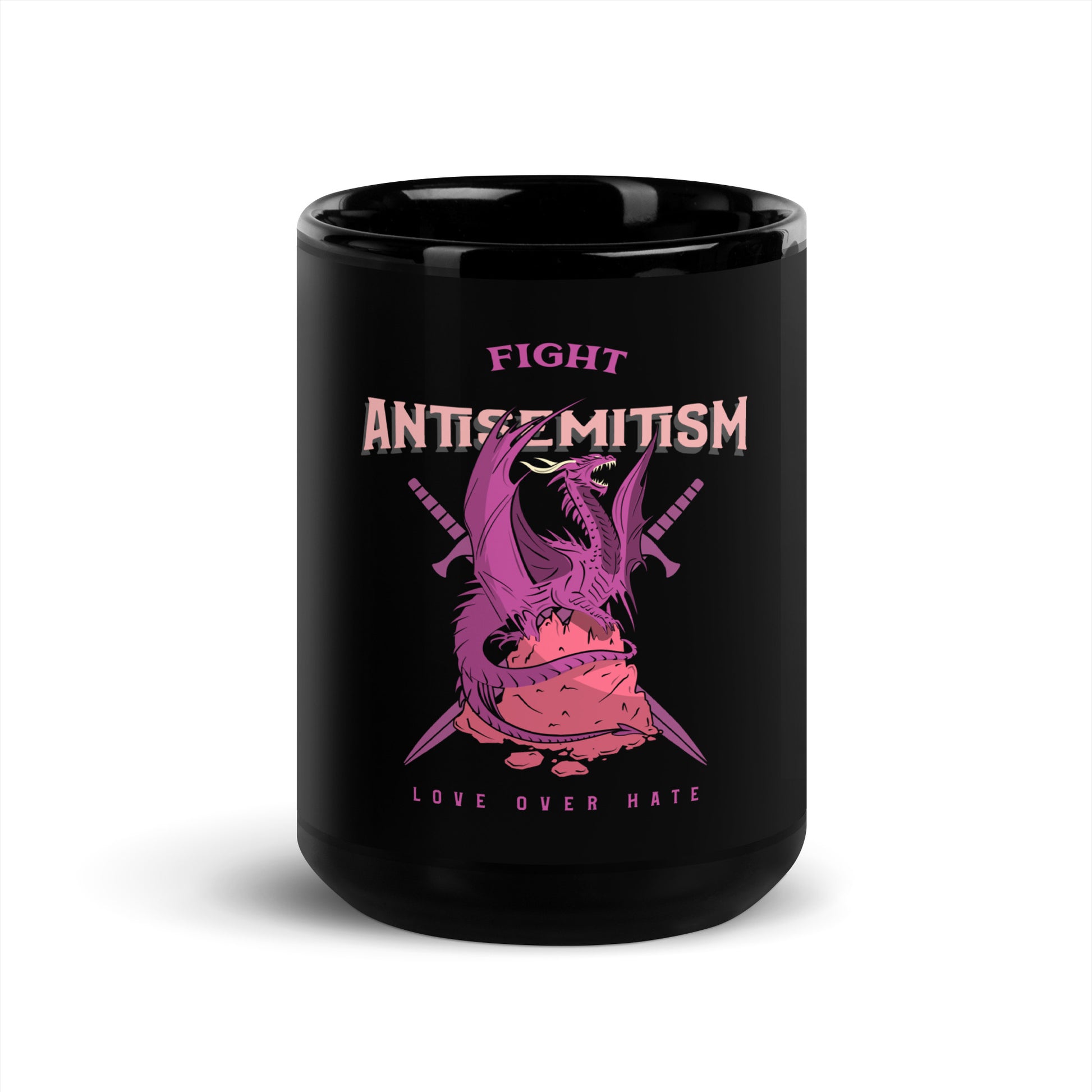 Dragon Adventure | Black Glossy Mug