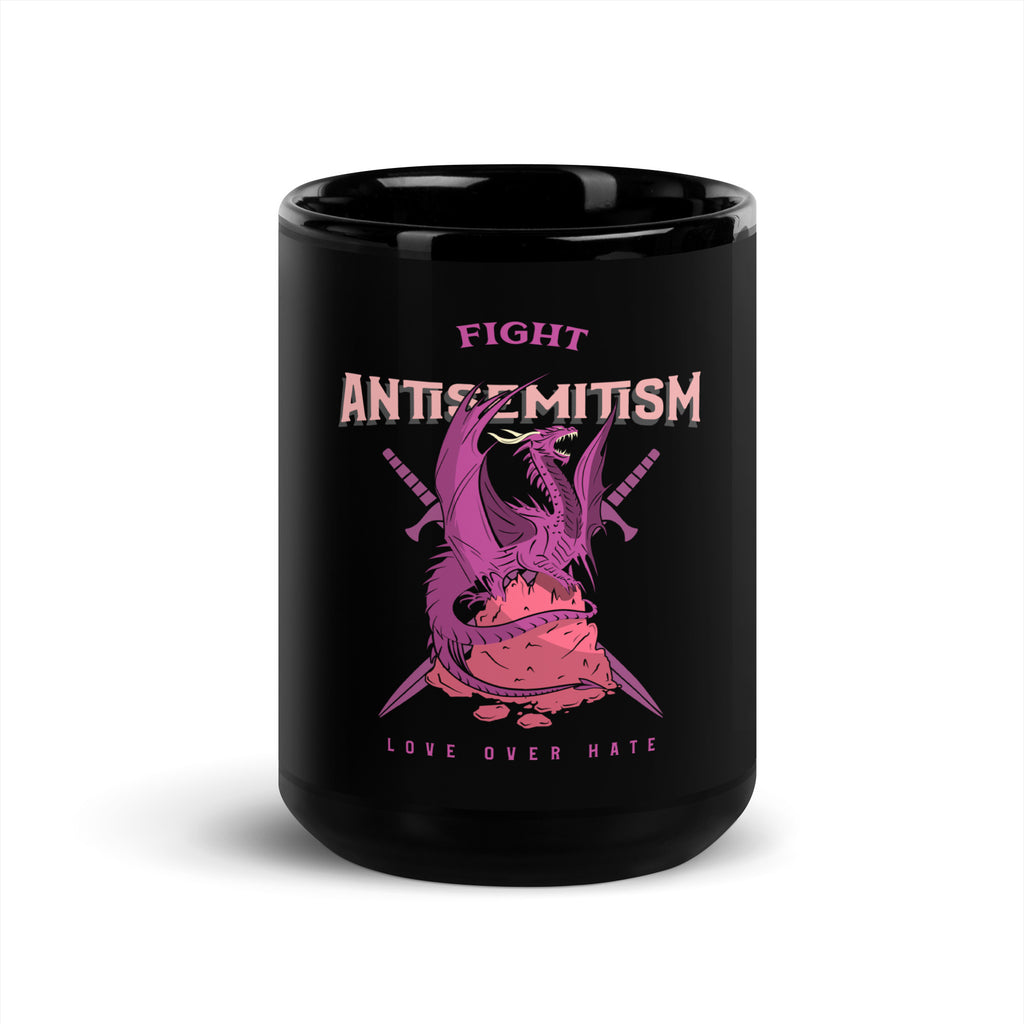 Dragon Adventure | Black Glossy Mug