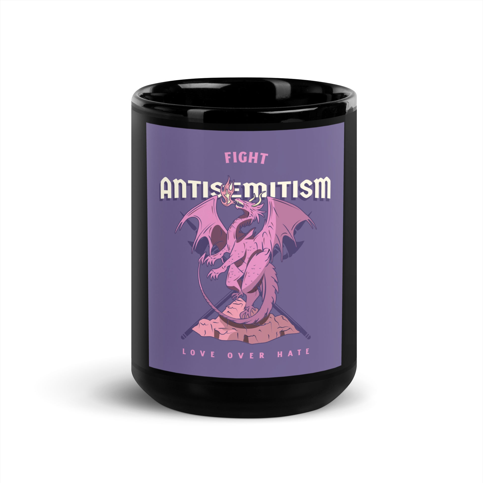 Dragon Adventure | Black Glossy Mug