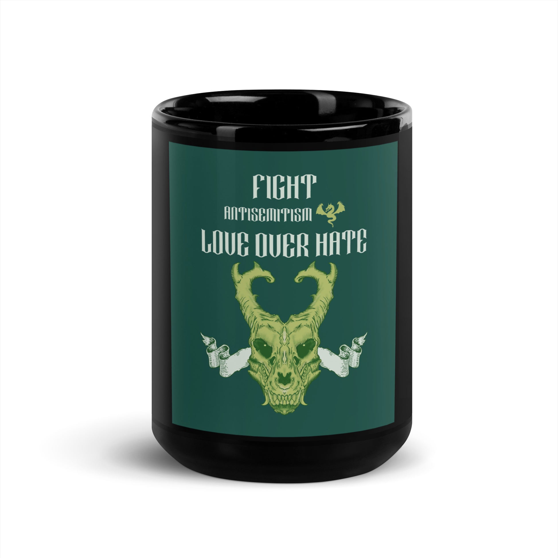 Dragon Adventure | Black Glossy Mug