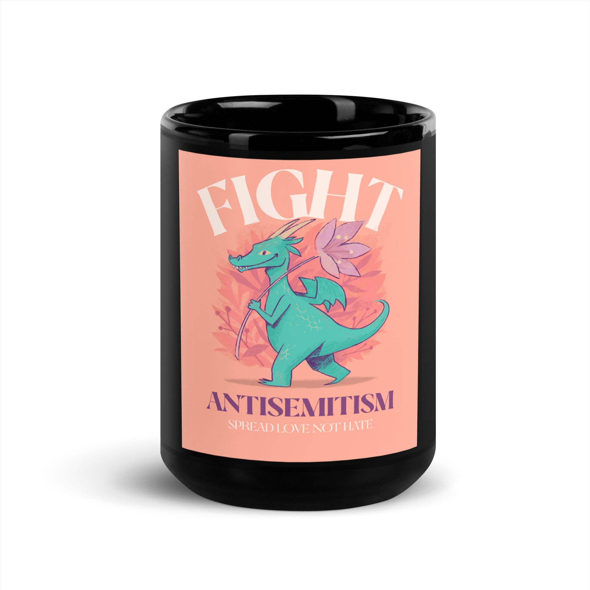 Dragon Adventure | Black Glossy Mug