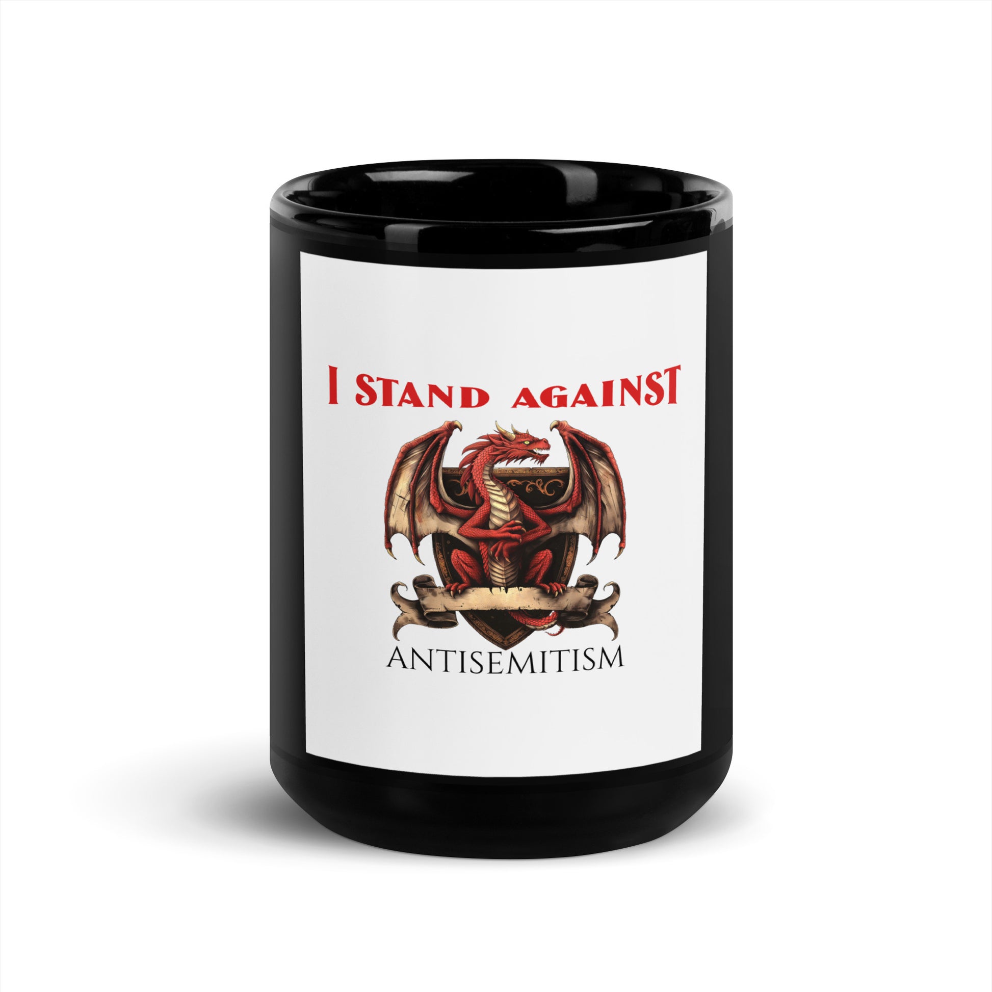 Dragon Adventure | Black Glossy Mug