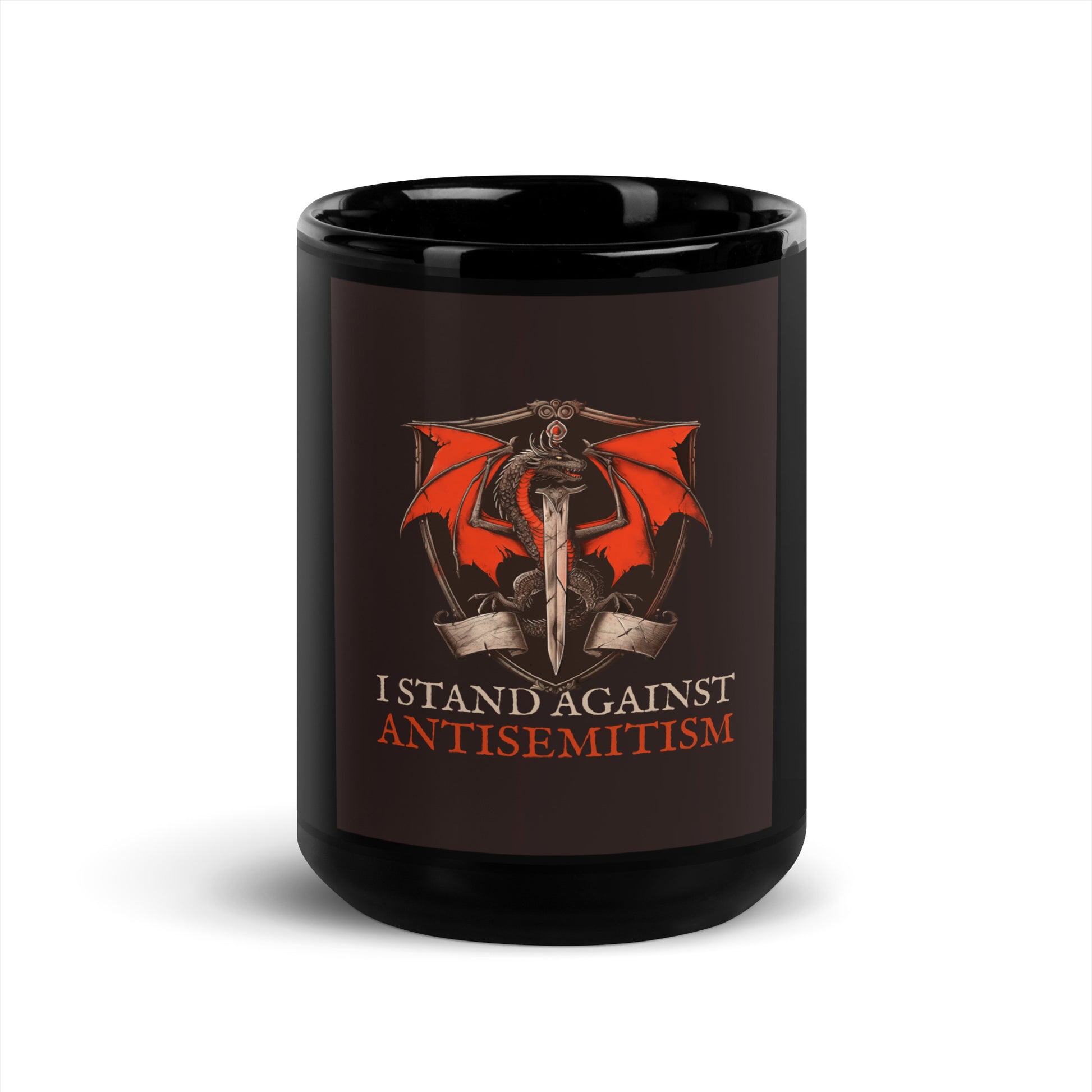 Dragon Adventure | Black Glossy Mug