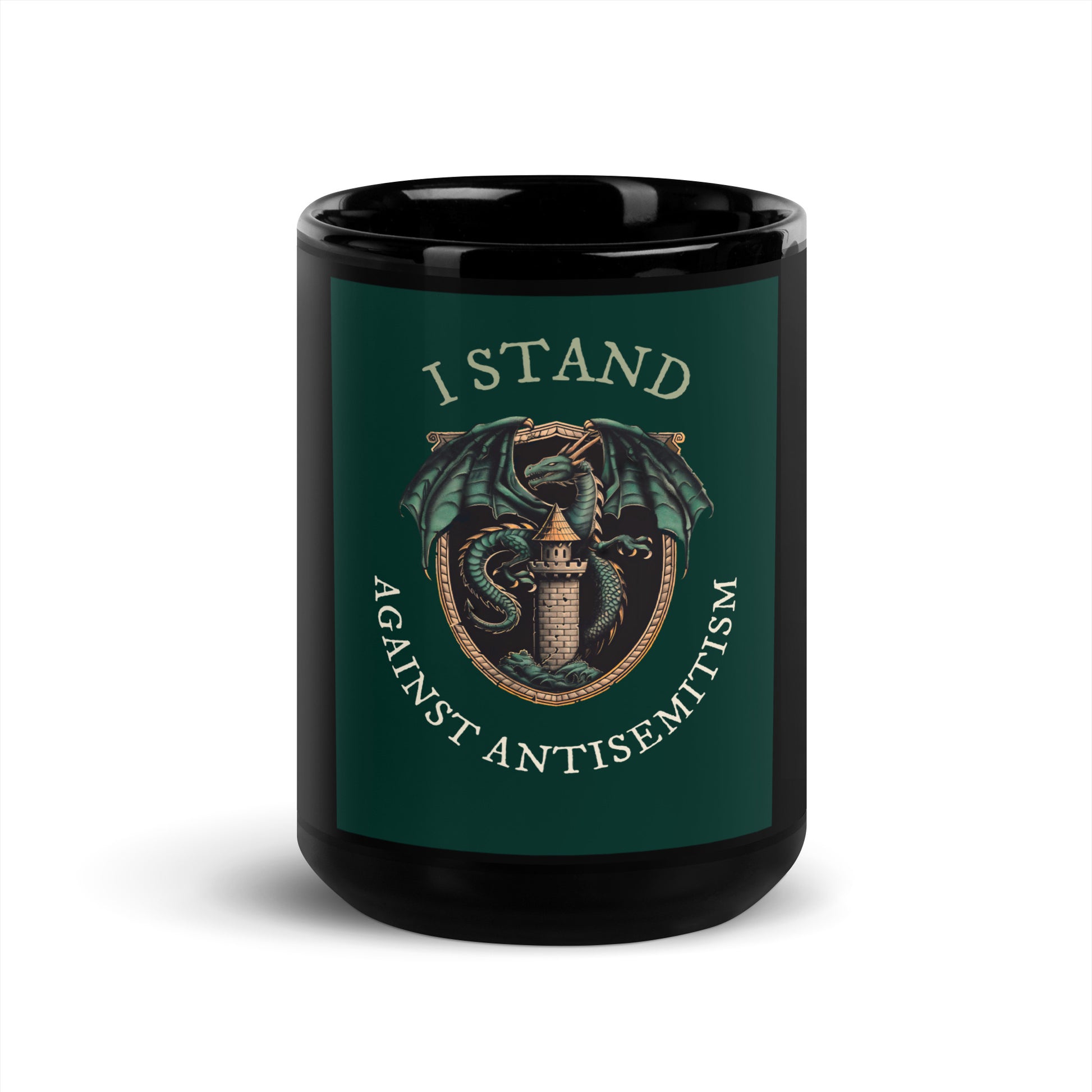 Dragon Adventure | Black Glossy Mug